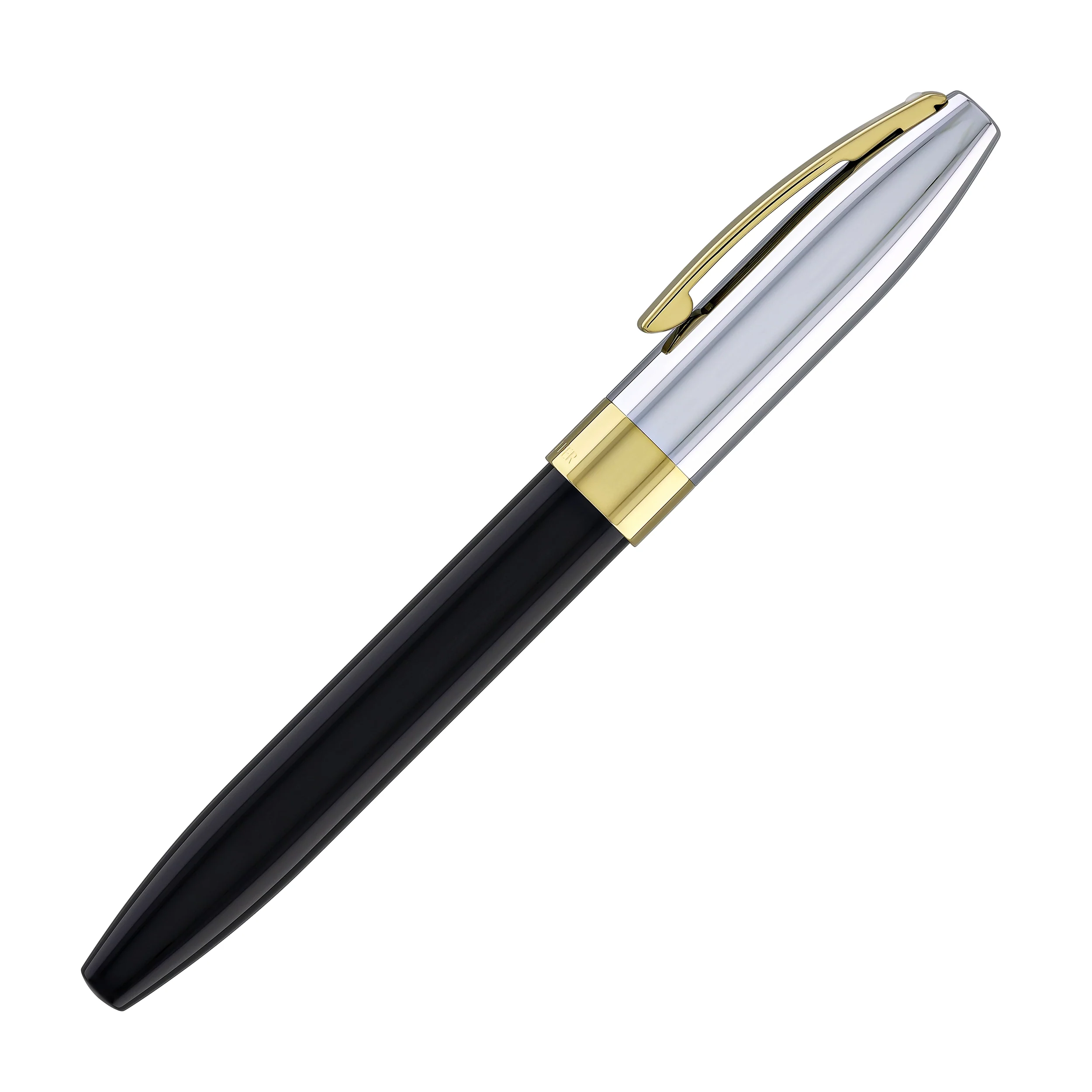 Sheaffer Legacy Fountain Pen in Black Lacquer with Chrome Cap 14kt Gold PVD