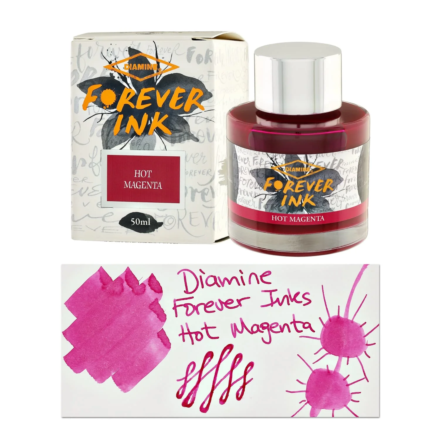 1006-diamine-forever-ink-bottled-ink-in-hot-magenta-50-ml-1.webp Diamine Forever Ink Bottled Ink in Hot Magenta - 50 ml