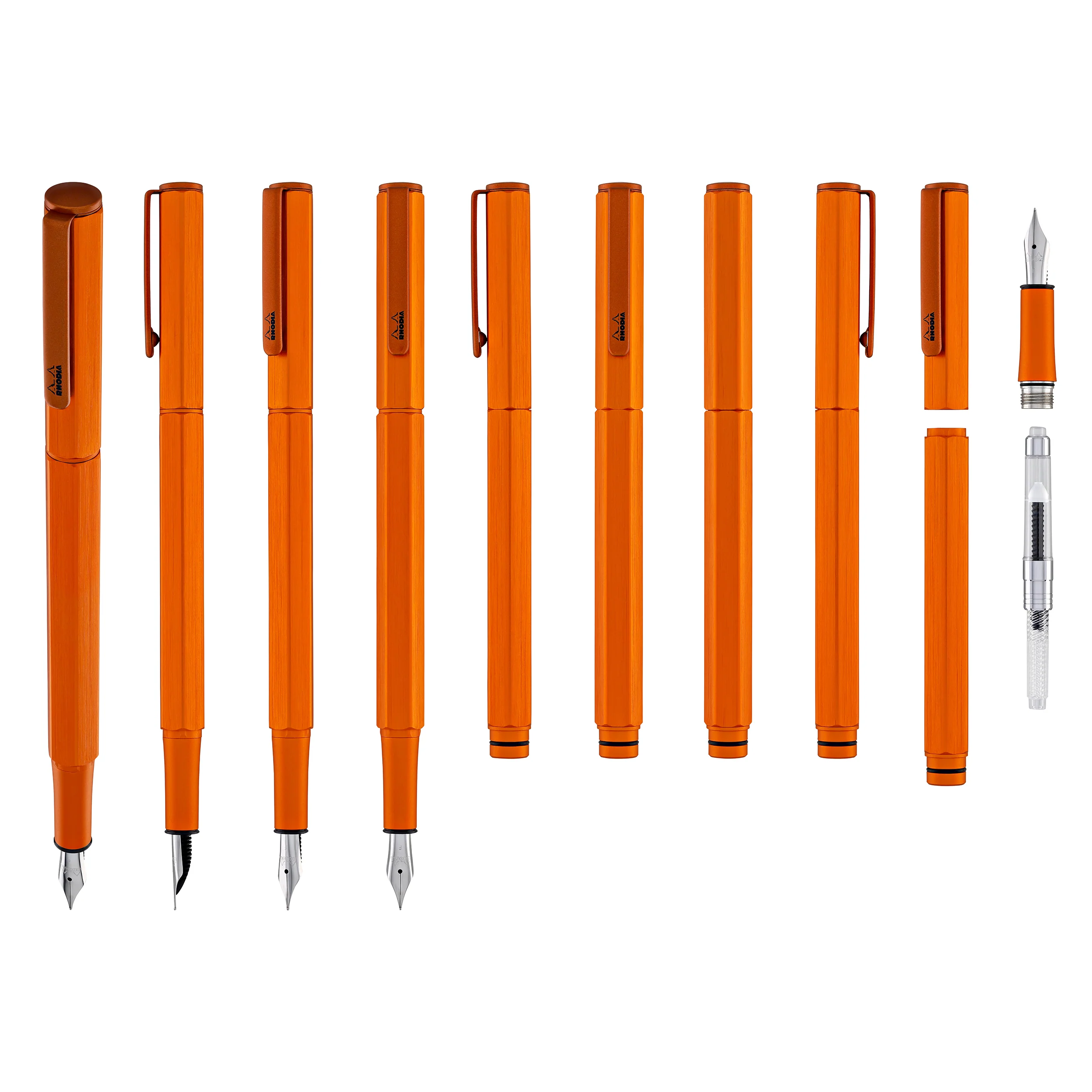 1024-rhodia-script-fountain-pen-in-orange-9.webp Rhodia Script Fountain Pen in Orange