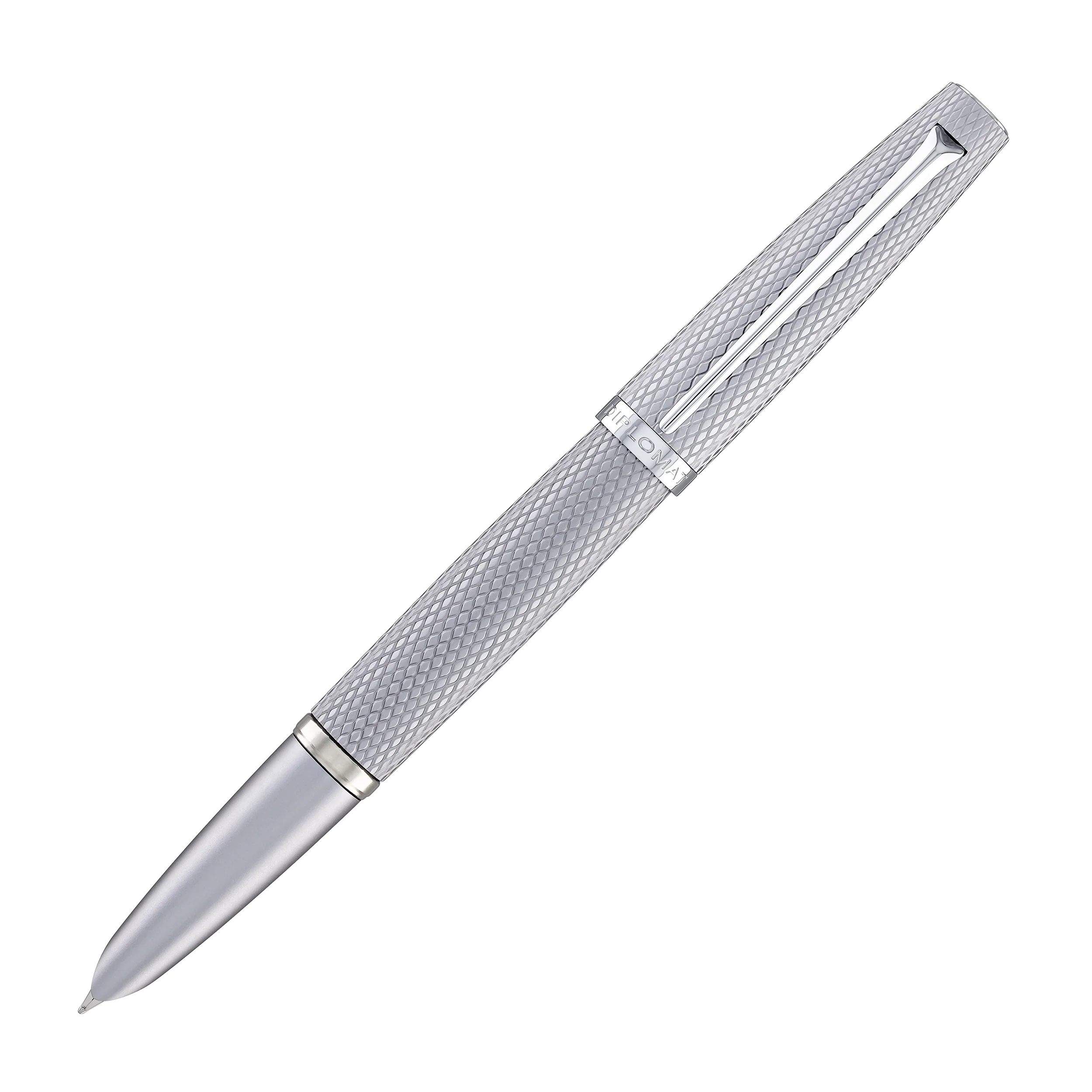 1034-diplomat-viper-fountain-pen-in-silver-guilloche-fine-medium-nb-3.webp Diplomat Viper Fountain Pen in Silver Guilloche - Fine/Medium Nb
