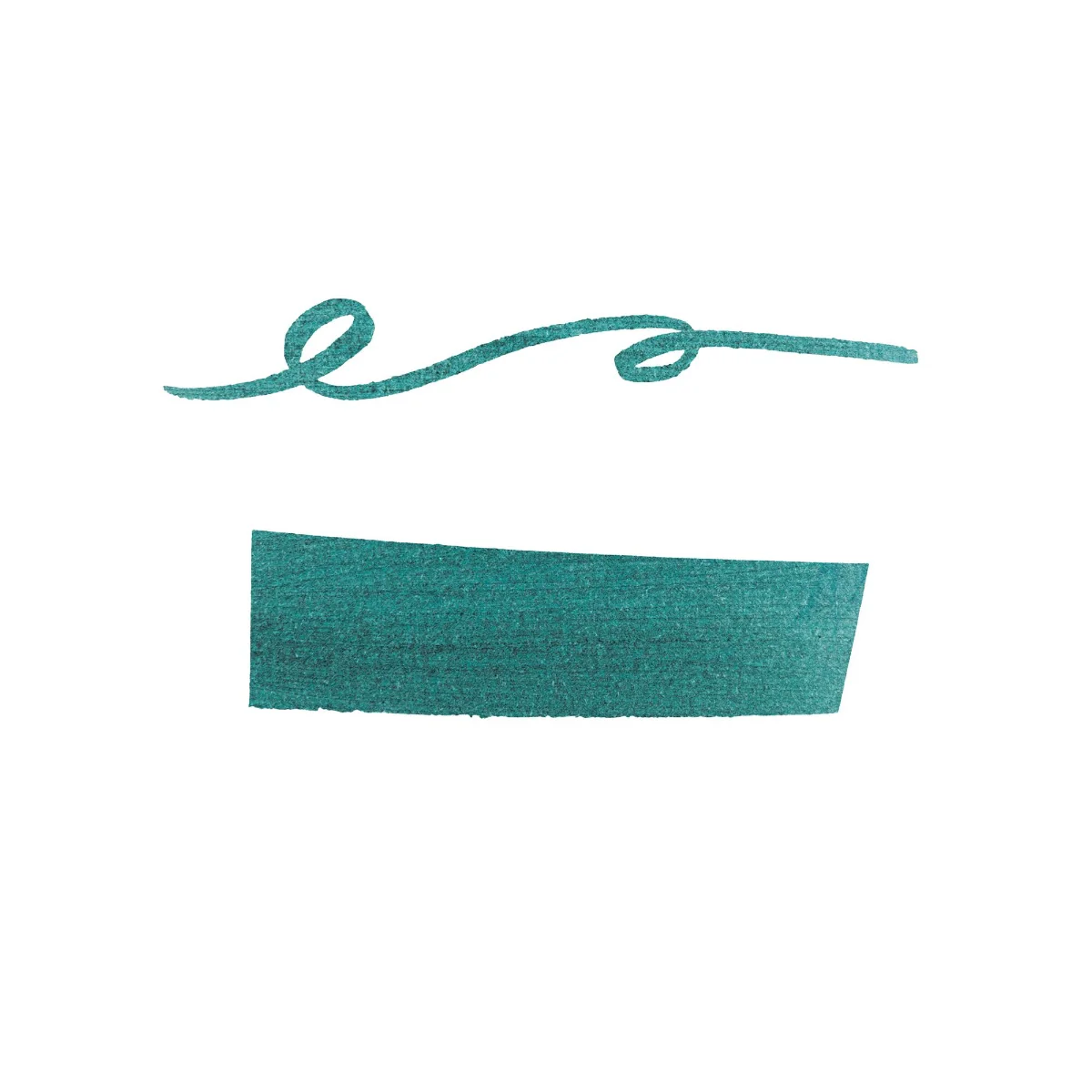 J. Herbin Paris Ink in Fontaine des Quatre-Parties Du Monde (Teal) - 30ml