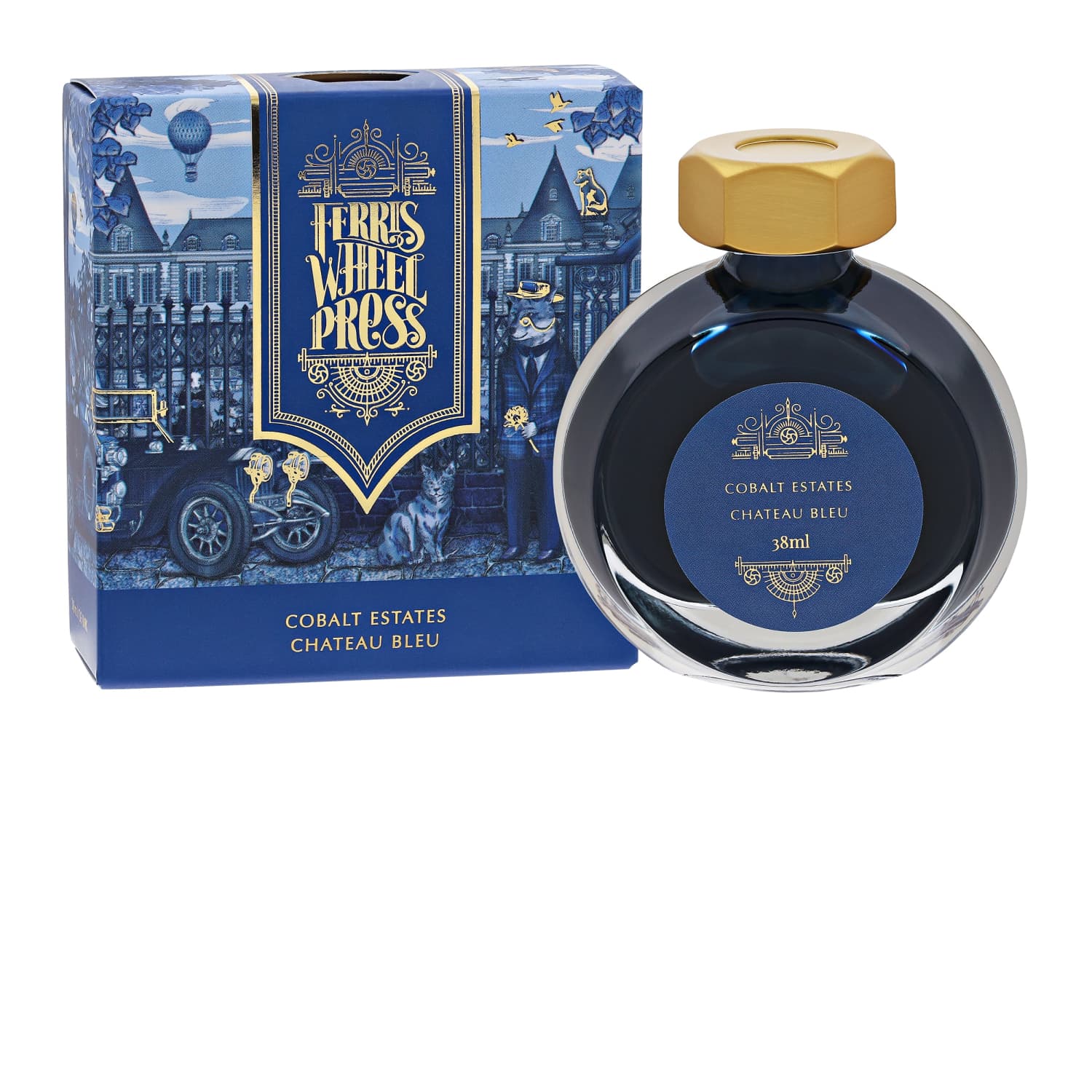 1060-ferris-wheel-press-bottled-ink-in-cobalt-estates-38ml-1.jpg Ferris Wheel Press Bottled Ink in Cobalt Estates - 38ml