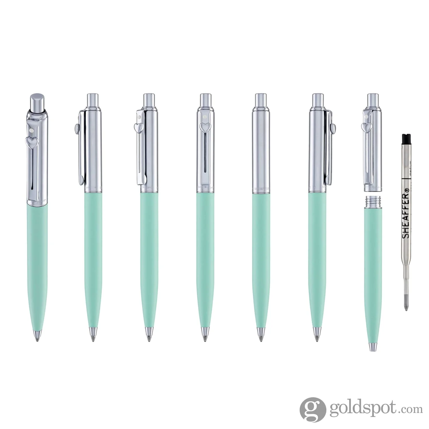 1112-sheaffer-x-emily-in-paris-sentinel-ballpoint-pen-in-green-7.webp Sheaffer x Emily in Paris Sentinel Ballpoint Pen in Green