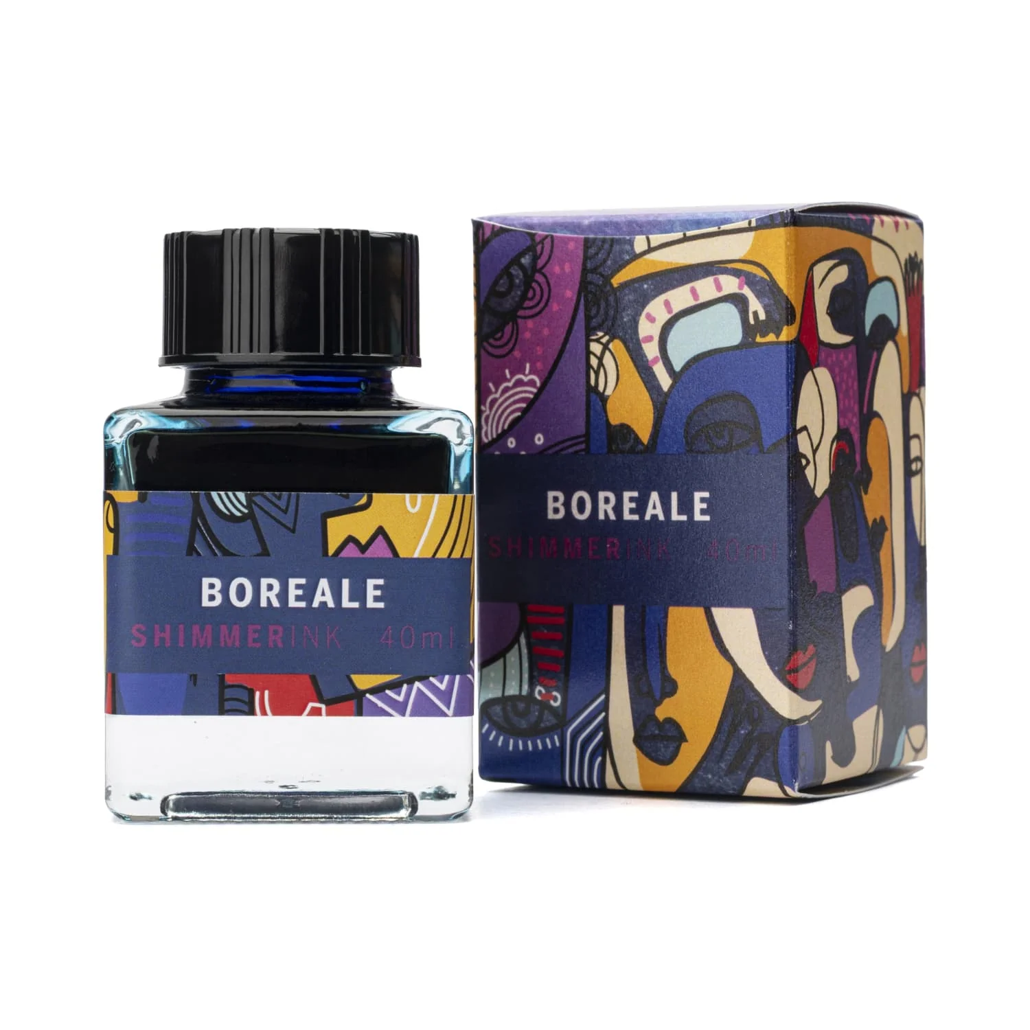 1118-leonardo-officina-shimmer-bottled-ink-in-boreale-40-ml-1.webp Leonardo Officina Shimmer Bottled Ink in Boreale - 40 mL