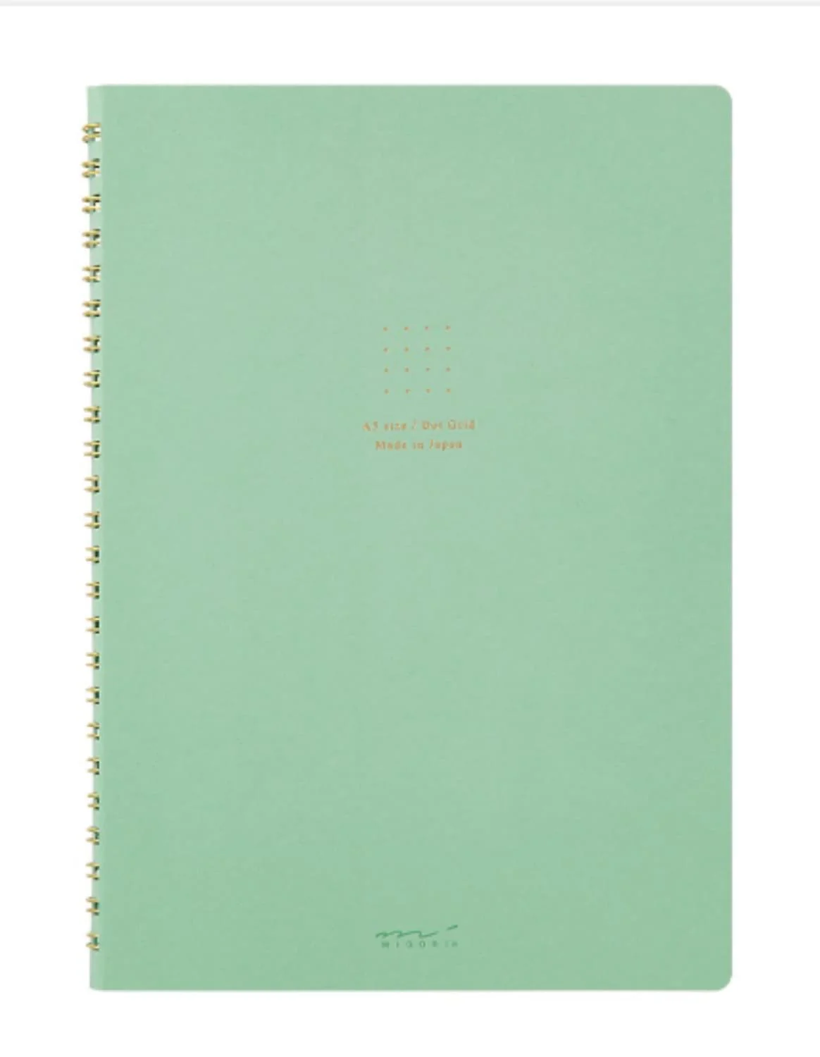 1127-midori-soft-color-ring-a5-notebook-in-green-dot-grid-1.webp Midori Soft Color Ring A5 Notebook in Green - Dot Grid