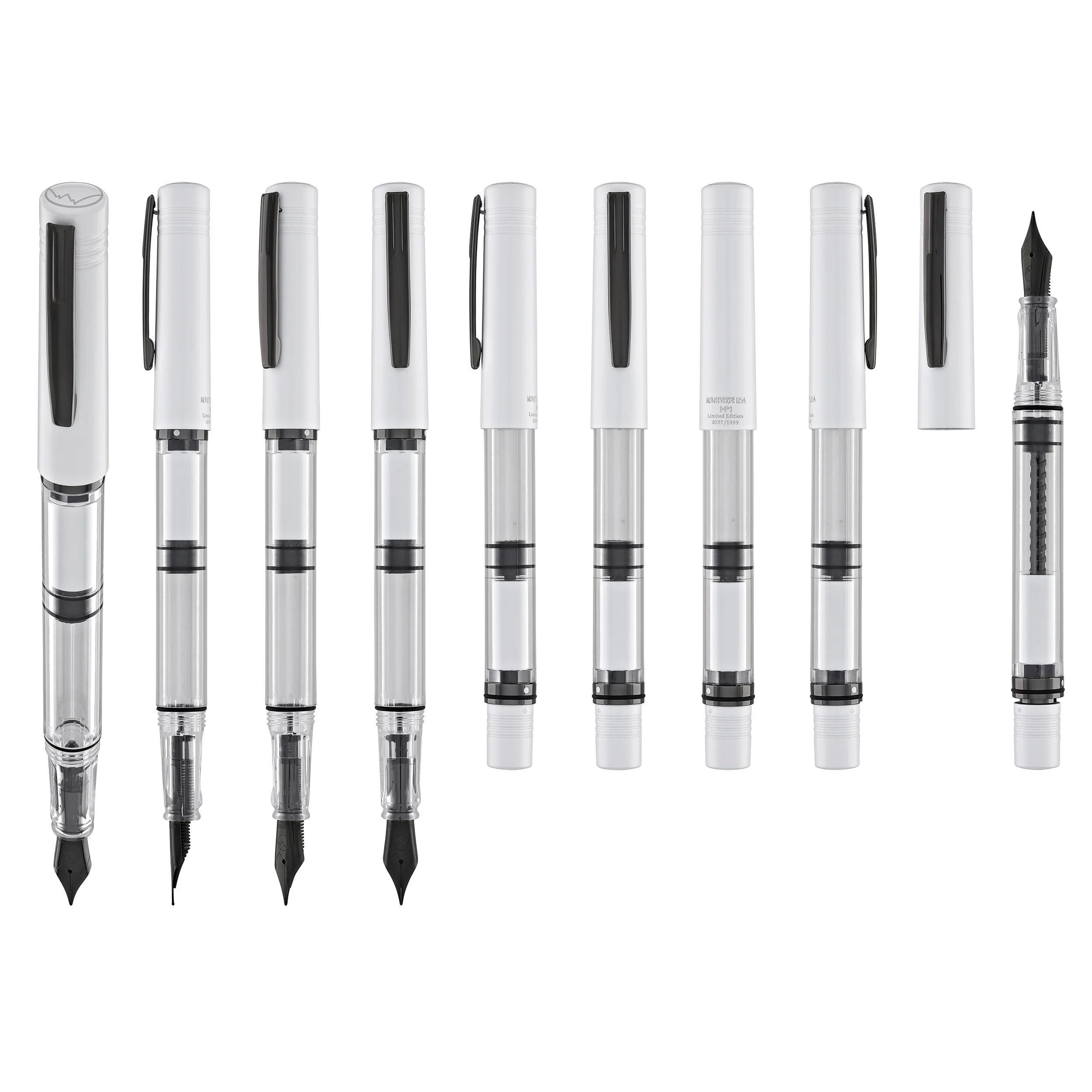 Monteverde USA MP1 Fountain Pen in White Lotus - Limited Edition