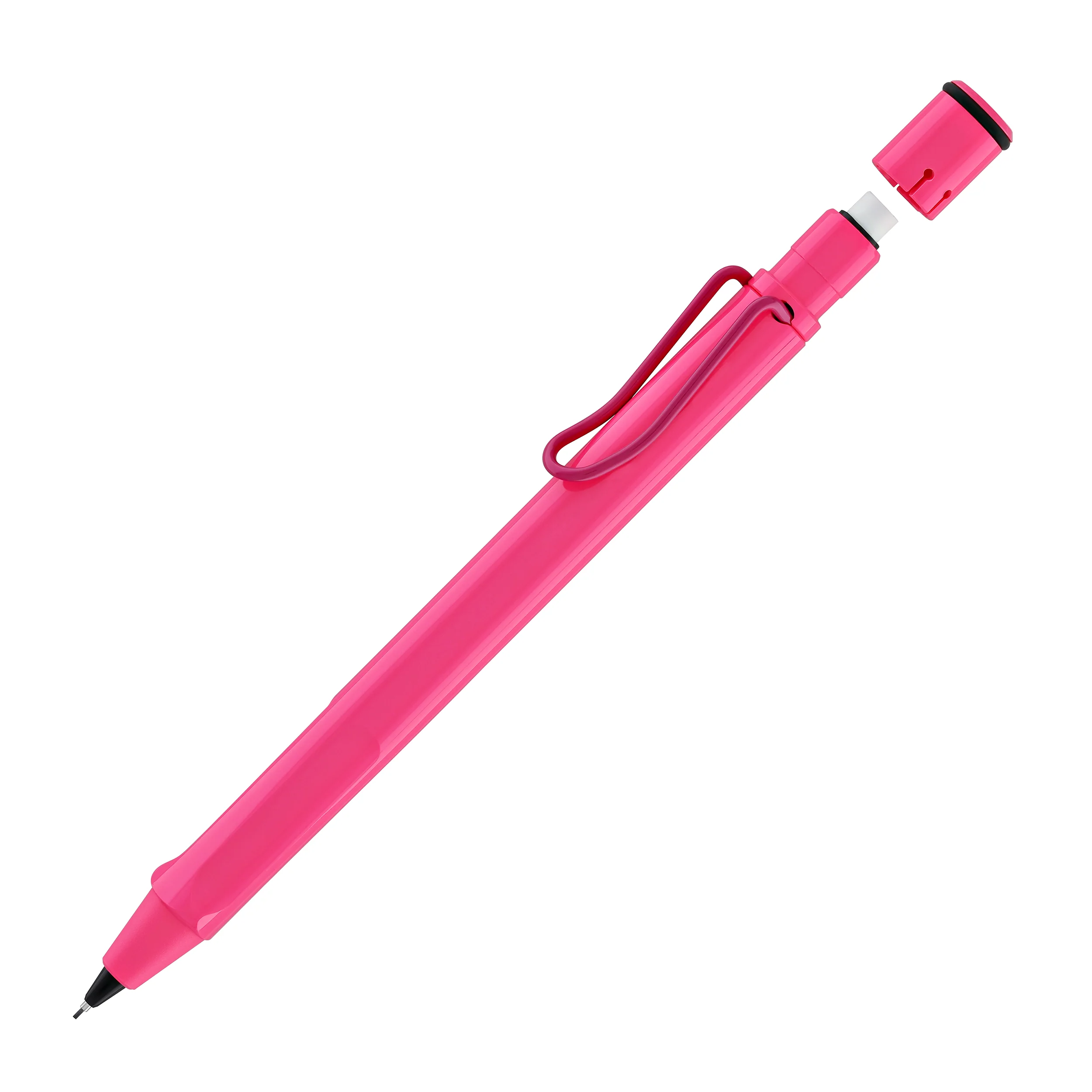 1165-lamy-safari-mechanical-pencil-in-neon-pink-0.5mm-2.webp Lamy Safari Mechanical Pencil in Neon Pink - 0.5mm
