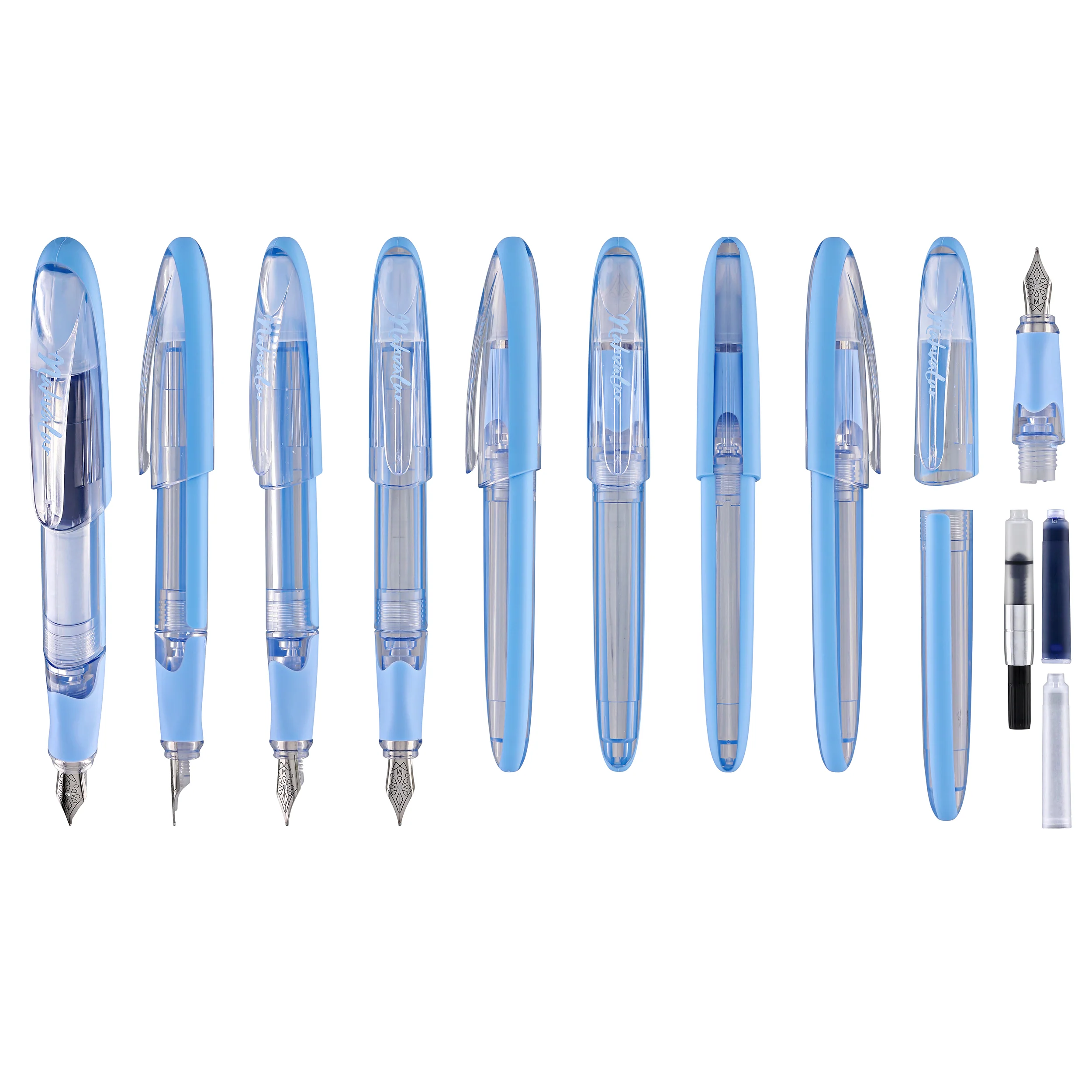 Nahvalur Triad Fountain Pen in Azure