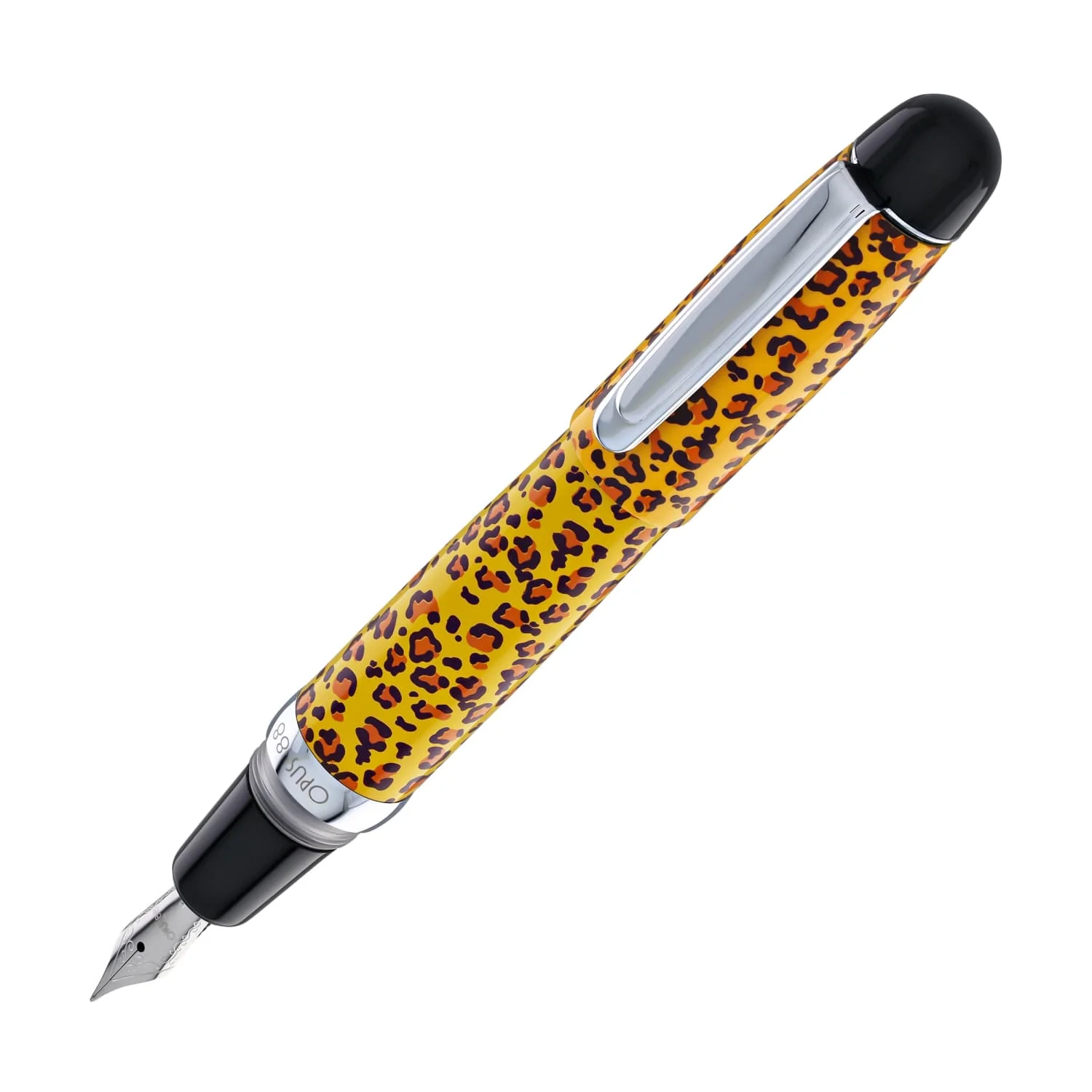 1184-opus-88-mini-fountain-pen-in-mara-leopard-1.webp Opus 88 Mini Fountain Pen in Mara Leopard