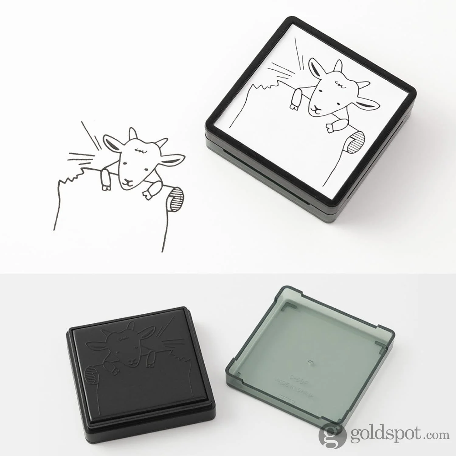 Midori Paintable Stamp Pre-Inked in Goat