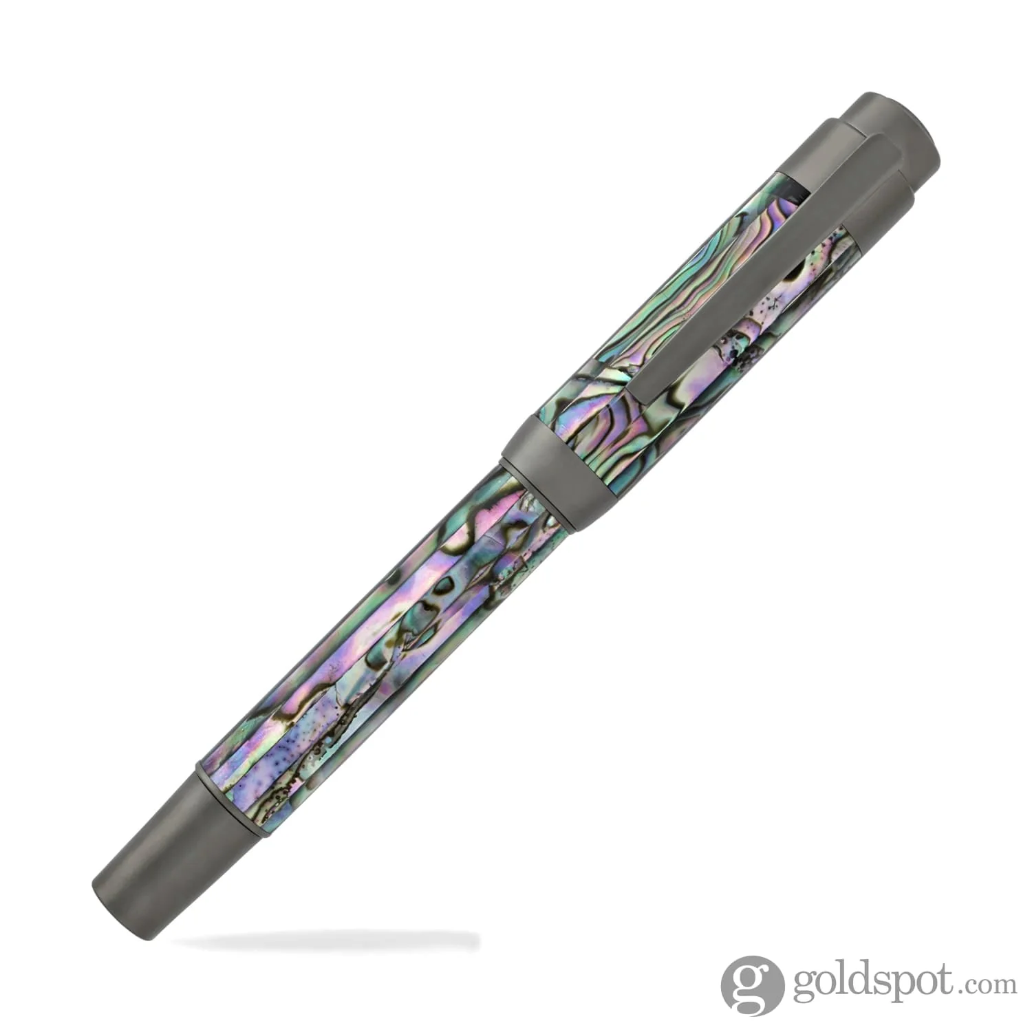 1225-laban-abalone-rollerball-pen-in-new-abalone-with-gunmetal-trim-5.webp Laban Abalone Rollerball Pen in New Abalone with Gunmetal Trim
