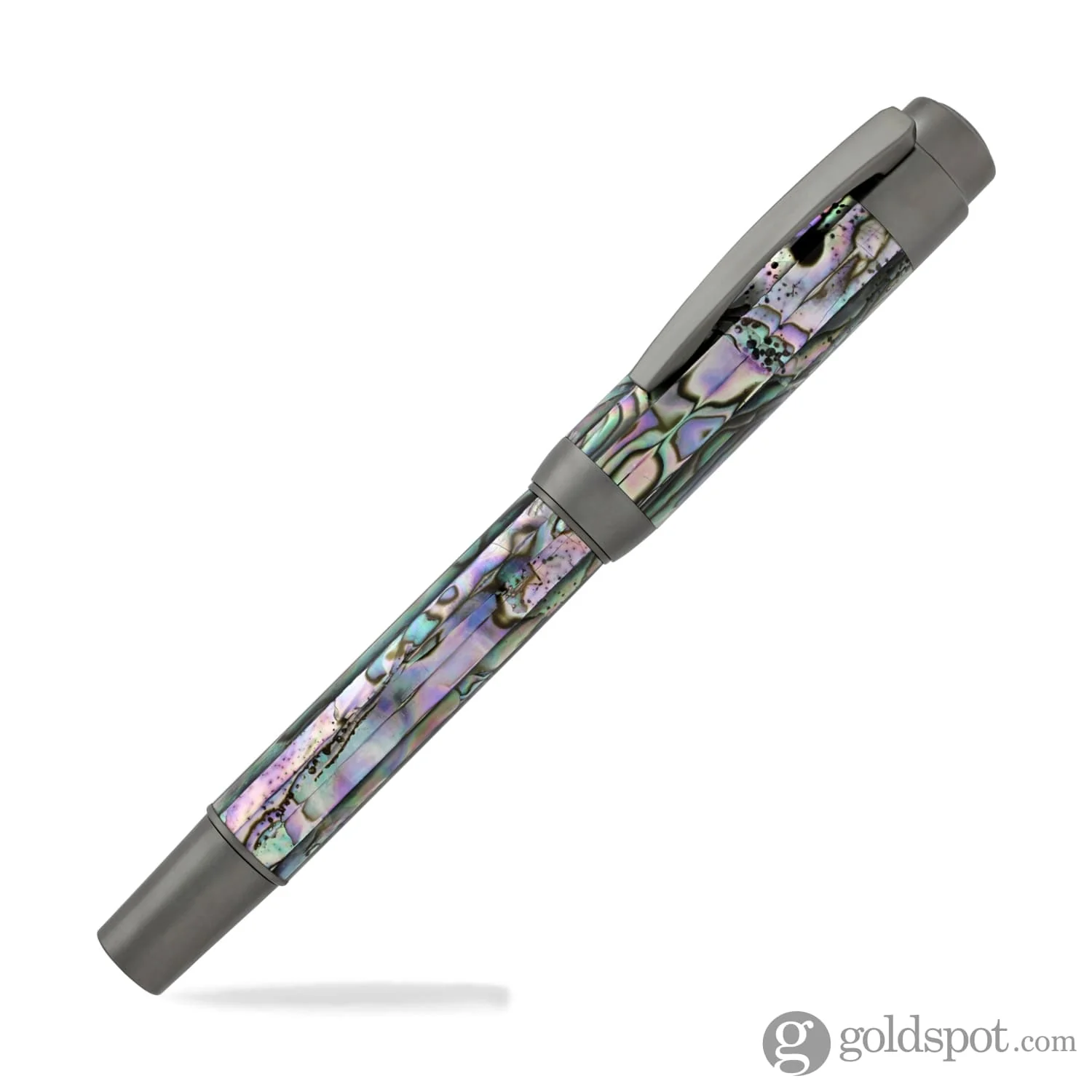 1225-laban-abalone-rollerball-pen-in-new-abalone-with-gunmetal-trim-6.webp Laban Abalone Rollerball Pen in New Abalone with Gunmetal Trim