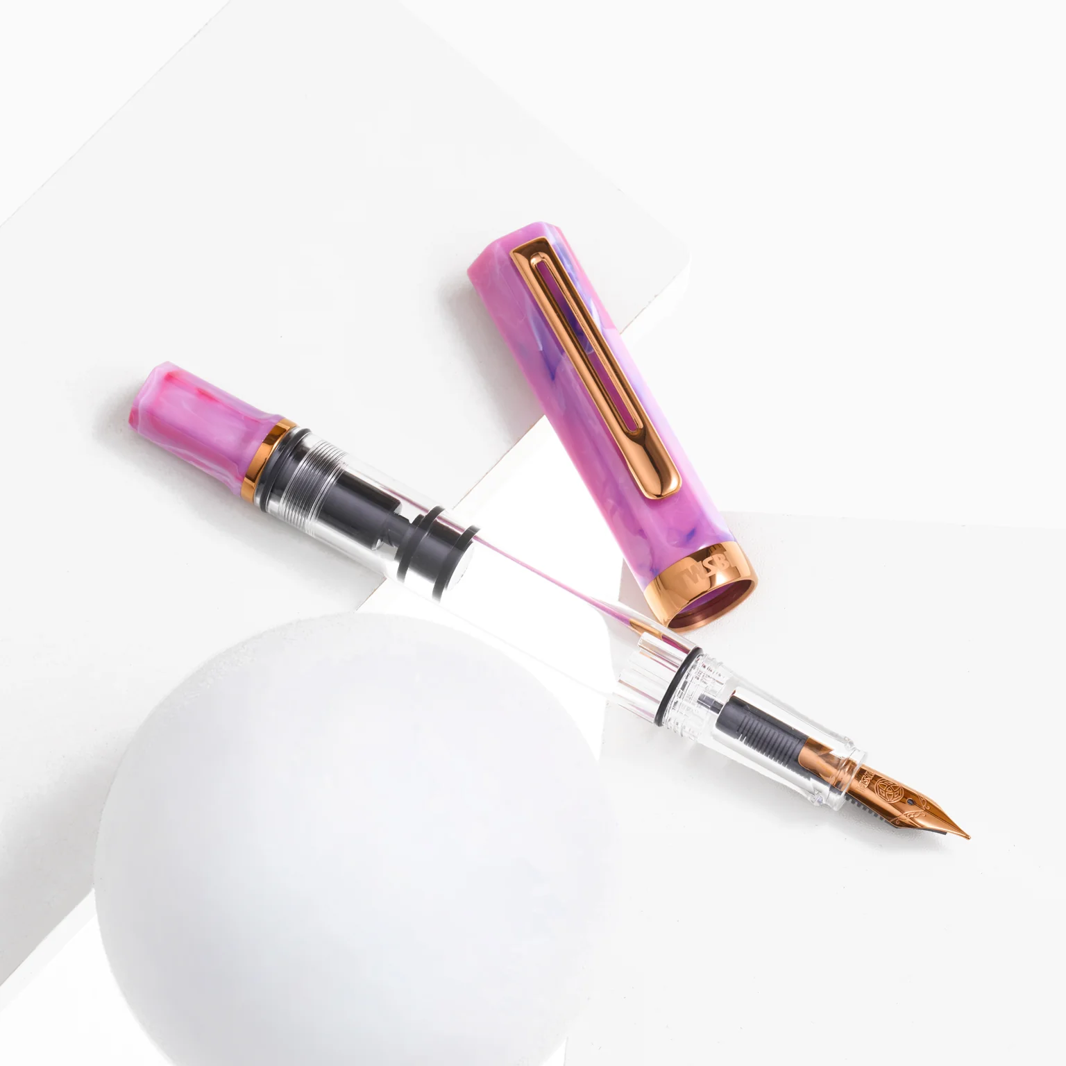 1226-twsbi-eco-fountain-pen-in-fluorite-purple-with-bronze-trim-2.webp TWSBI Eco Fountain Pen in Fluorite Purple with Bronze Trim