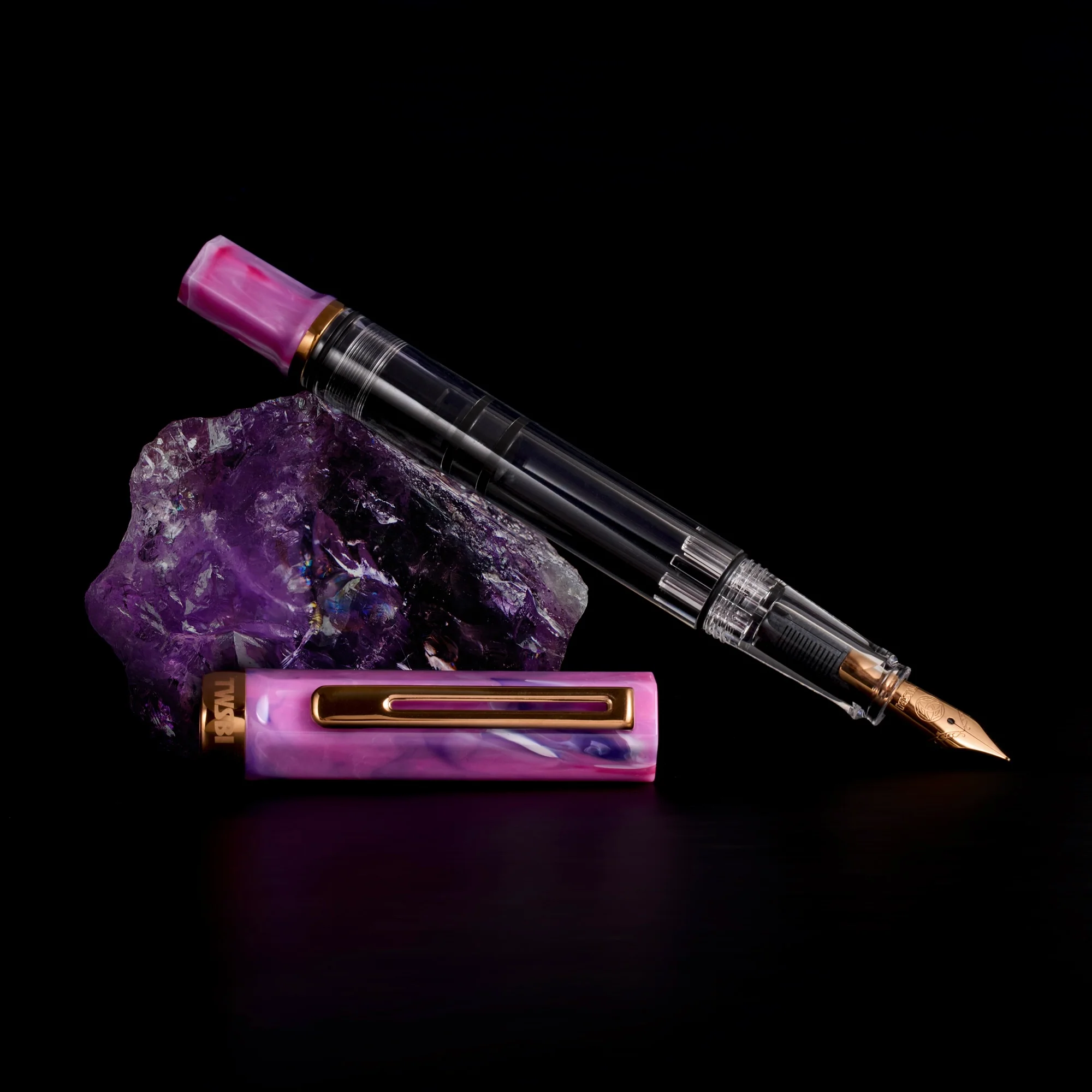 1226-twsbi-eco-fountain-pen-in-fluorite-purple-with-bronze-trim-3.webp TWSBI Eco Fountain Pen in Fluorite Purple with Bronze Trim