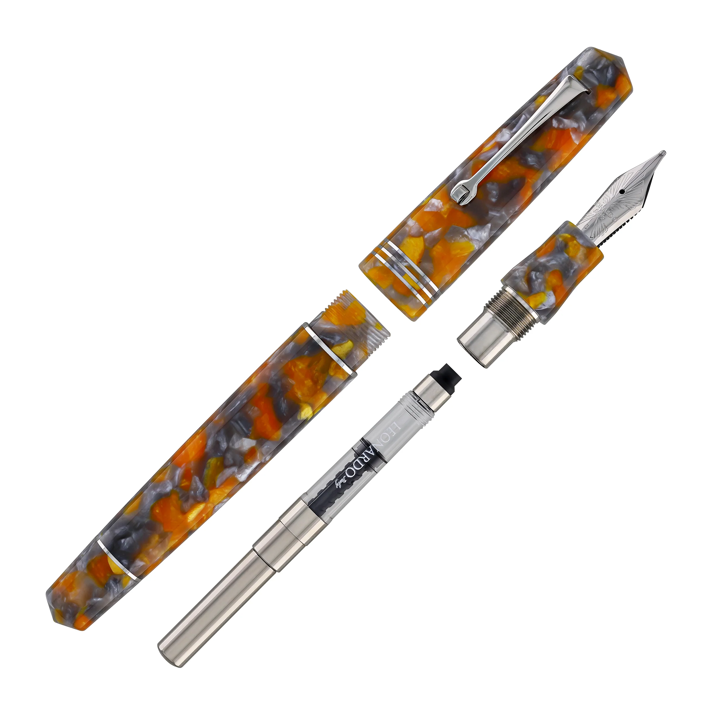 1244-leonardo-momento-zero-fountain-pen-in-lava-e-cenere-8.webp Leonardo Momento Zero Fountain Pen in Lava e Cenere