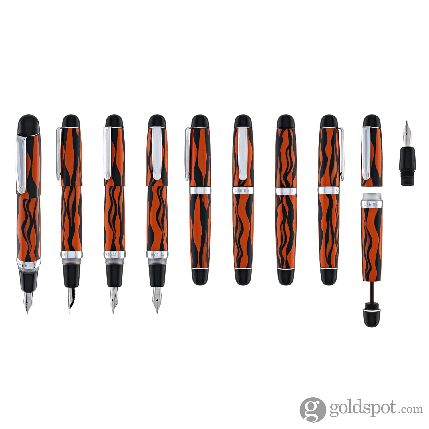 Opus 88 Mini Fountain Pen in Bengal Tiger