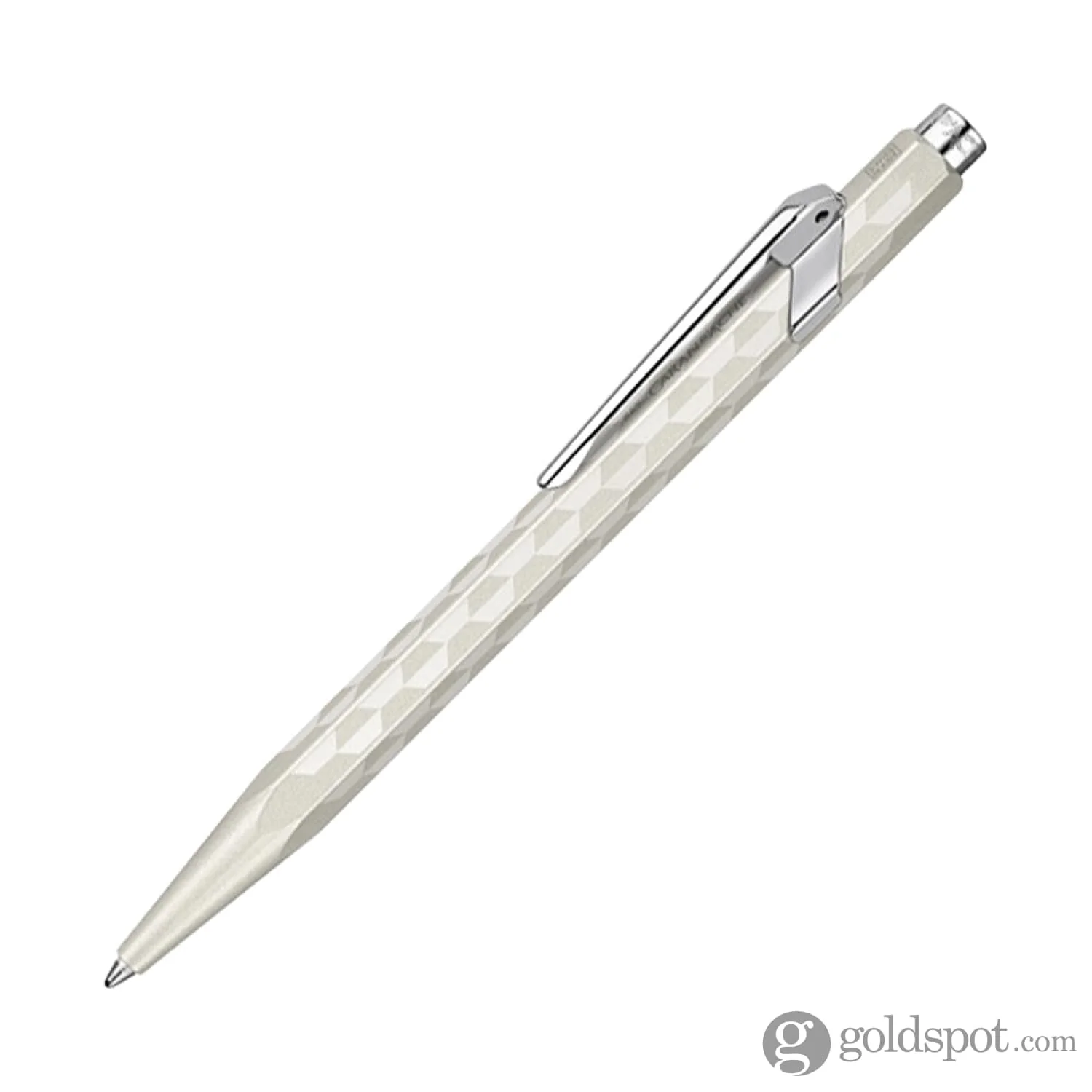 1266-caran-d-ache-849-alpine-frost-ballpoint-pen-in-white-2.webp Caran d'Ache 849 Alpine Frost Ballpoint Pen in White