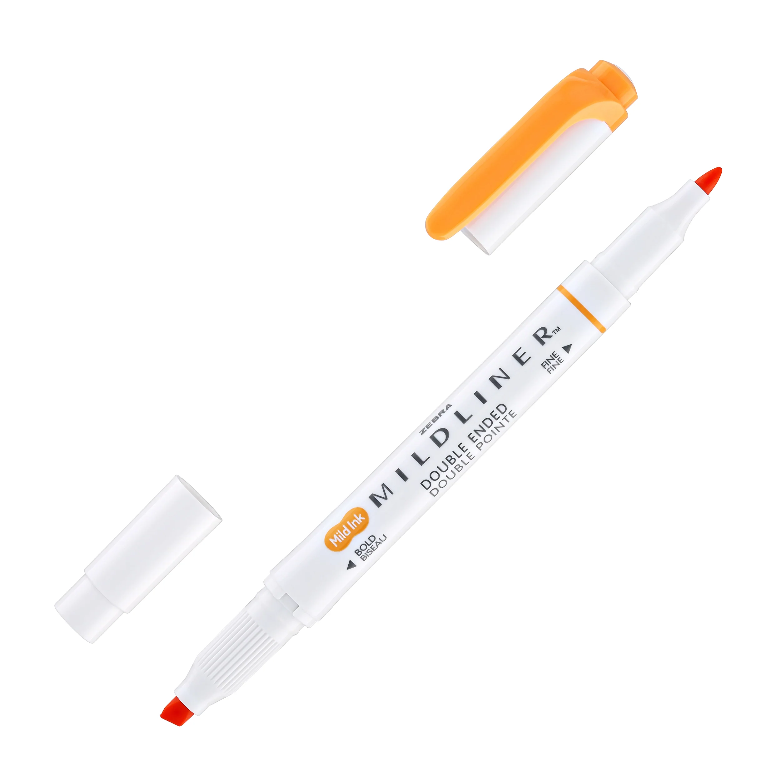 1268-zebra-mildliner-dual-tip-highlighter-in-apricot-2.webp Zebra Mildliner Dual-Tip Highlighter in Apricot