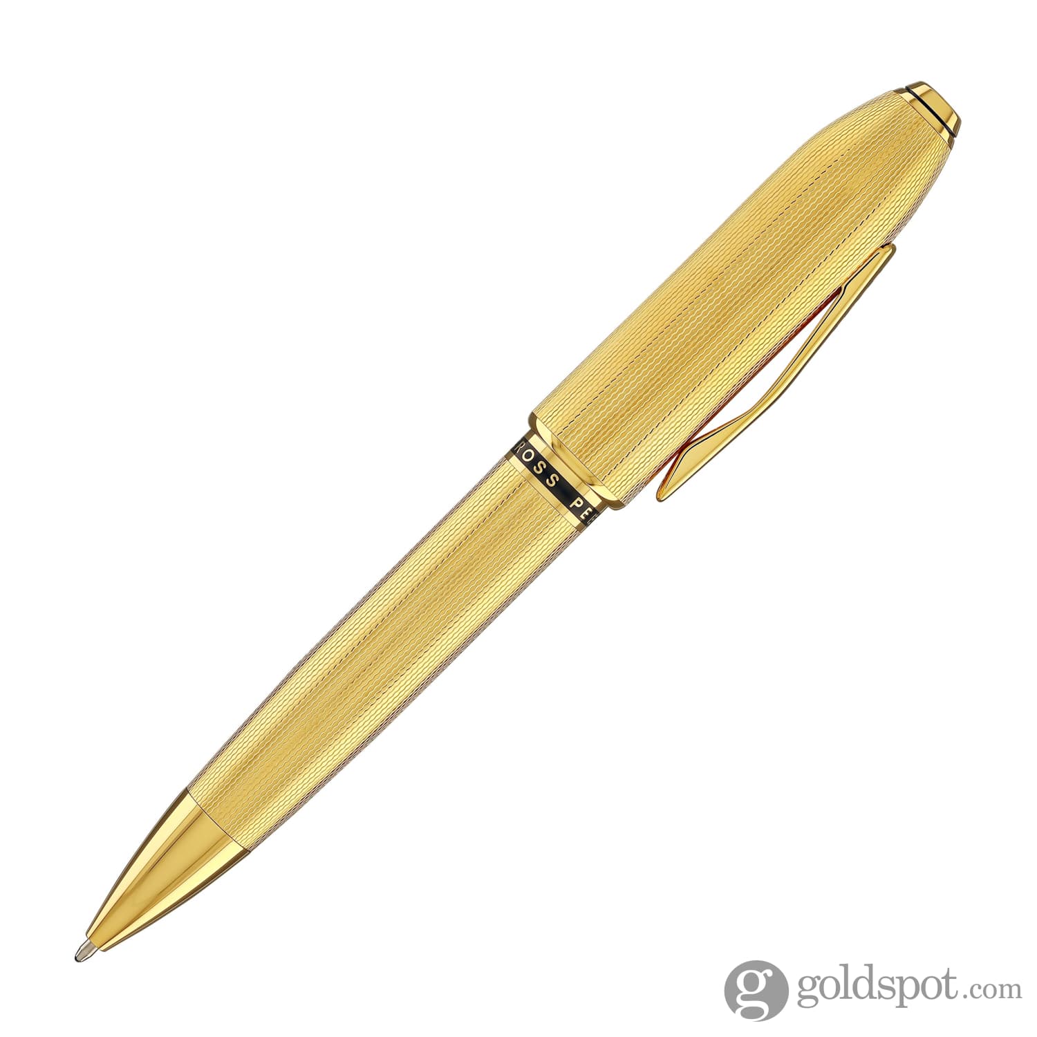 1279-cross-peerless-ballpoint-pen-in-23kt-heavy-gold-plated-4.jpg Cross Peerless Ballpoint Pen in 23KT Heavy Gold Plated