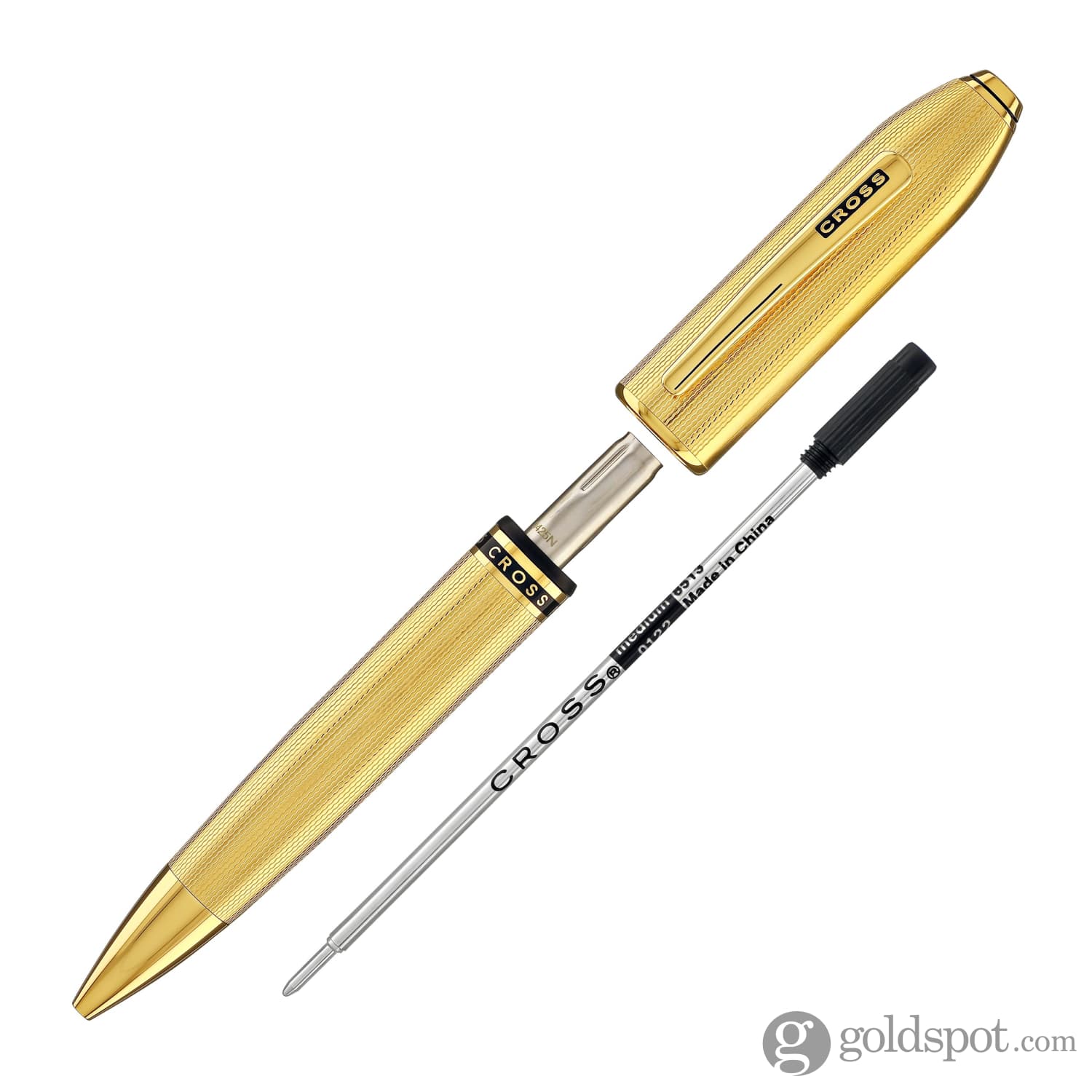 1279-cross-peerless-ballpoint-pen-in-23kt-heavy-gold-plated-5.jpg Cross Peerless Ballpoint Pen in 23KT Heavy Gold Plated