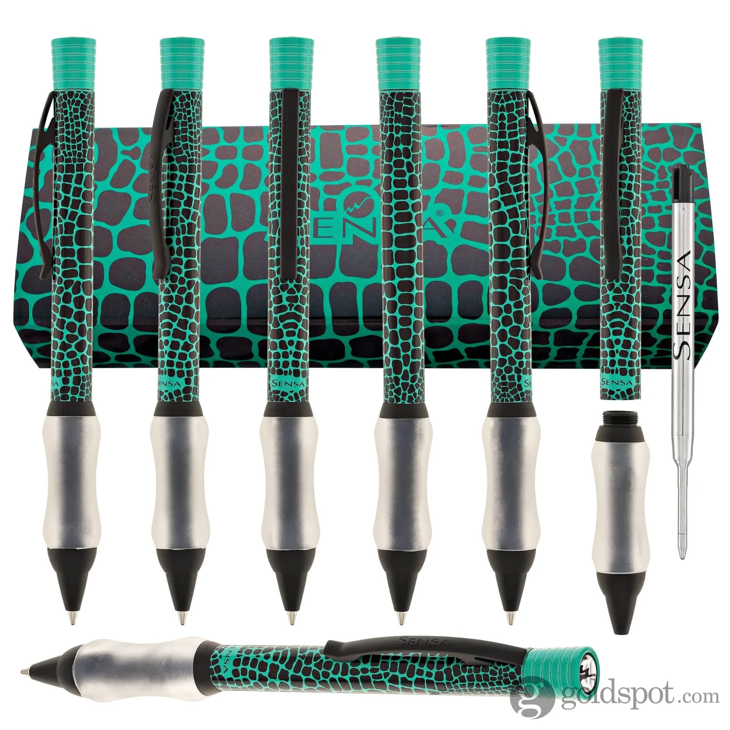 1289-sensa-safari-ballpoint-pen-in-alligator-8.webp Sensa Safari Ballpoint Pen in Alligator