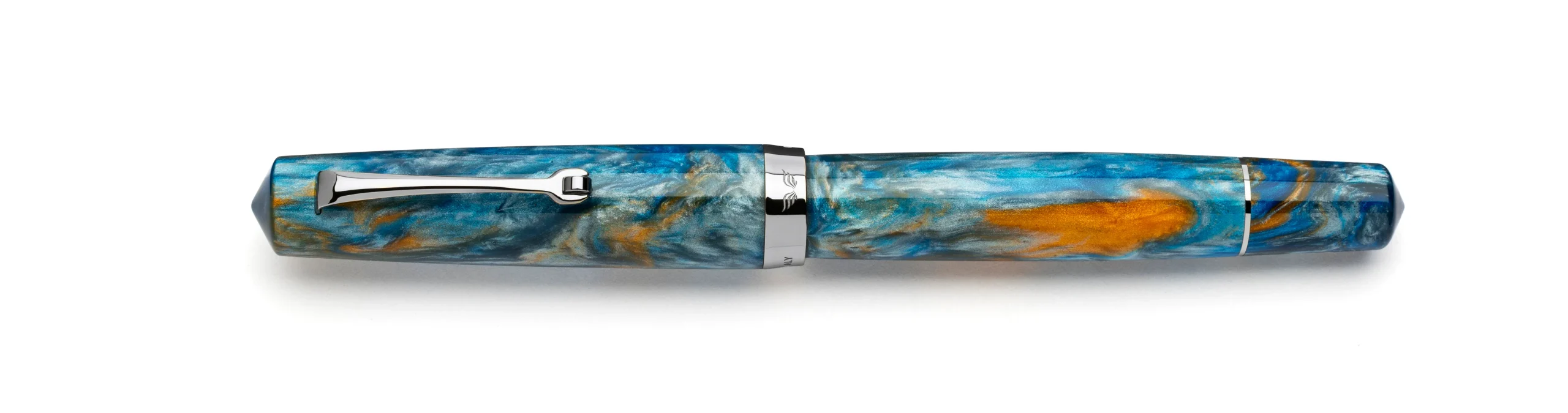 1295-leonardo-momento-magico-fountain-pen-in-fantasie-ocean-sunrise-silver-trim-2.webp Leonardo Momento Magico Fountain Pen in Fantasie Ocean Sunrise, Silver Trim