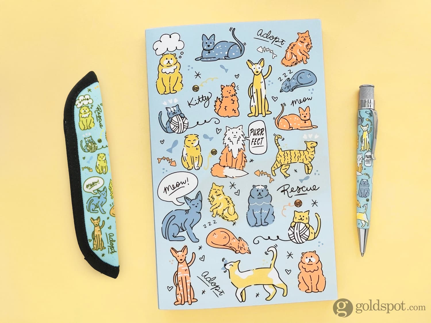 Retro 51 Cat Rescue 6 Notebook - Dotted