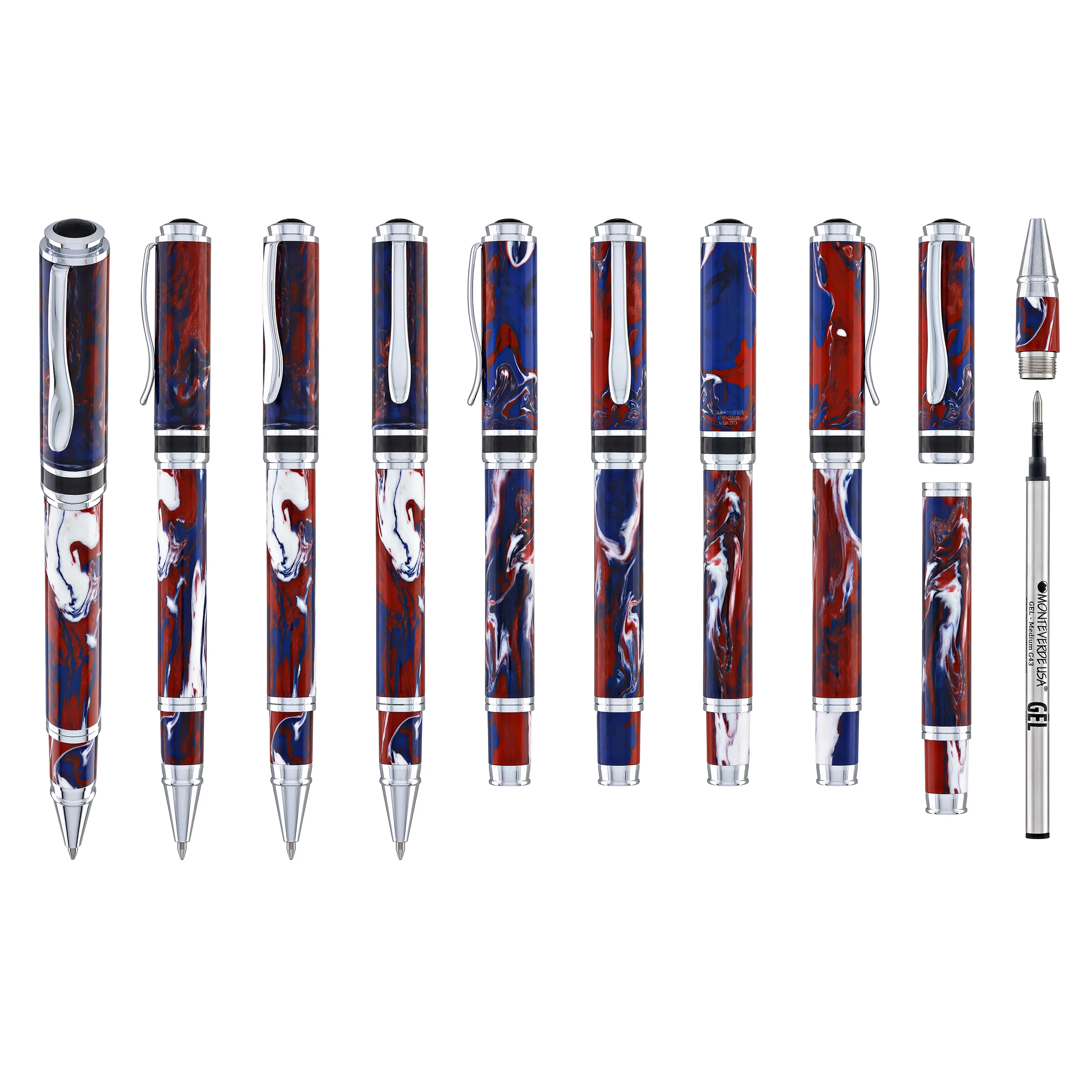 1320-monteverde-innova-rollerball-pen-in-usa-250-anniversary-limited-edition-9.webp Monteverde Innova Rollerball Pen in USA 250 Anniversary - Limited Edition
