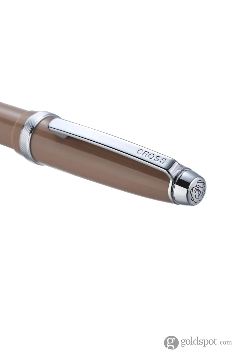 Cross Lume Rollerball Pen in Mocha with Polished Chrome Appointments