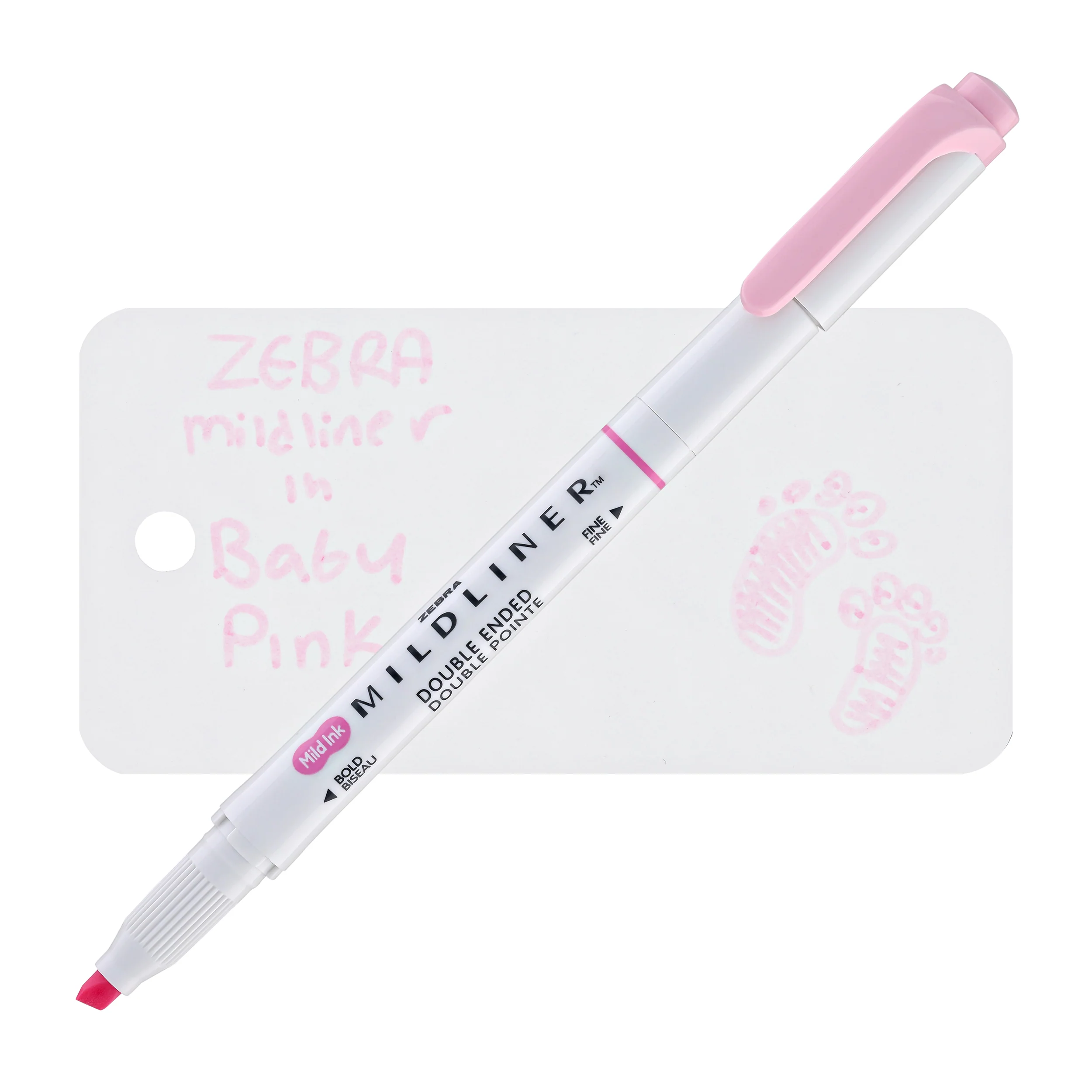 1333-zebra-mildliner-dual-tip-highlighter-in-baby-pink-1.webp Zebra Mildliner Dual-Tip Highlighter in Baby Pink