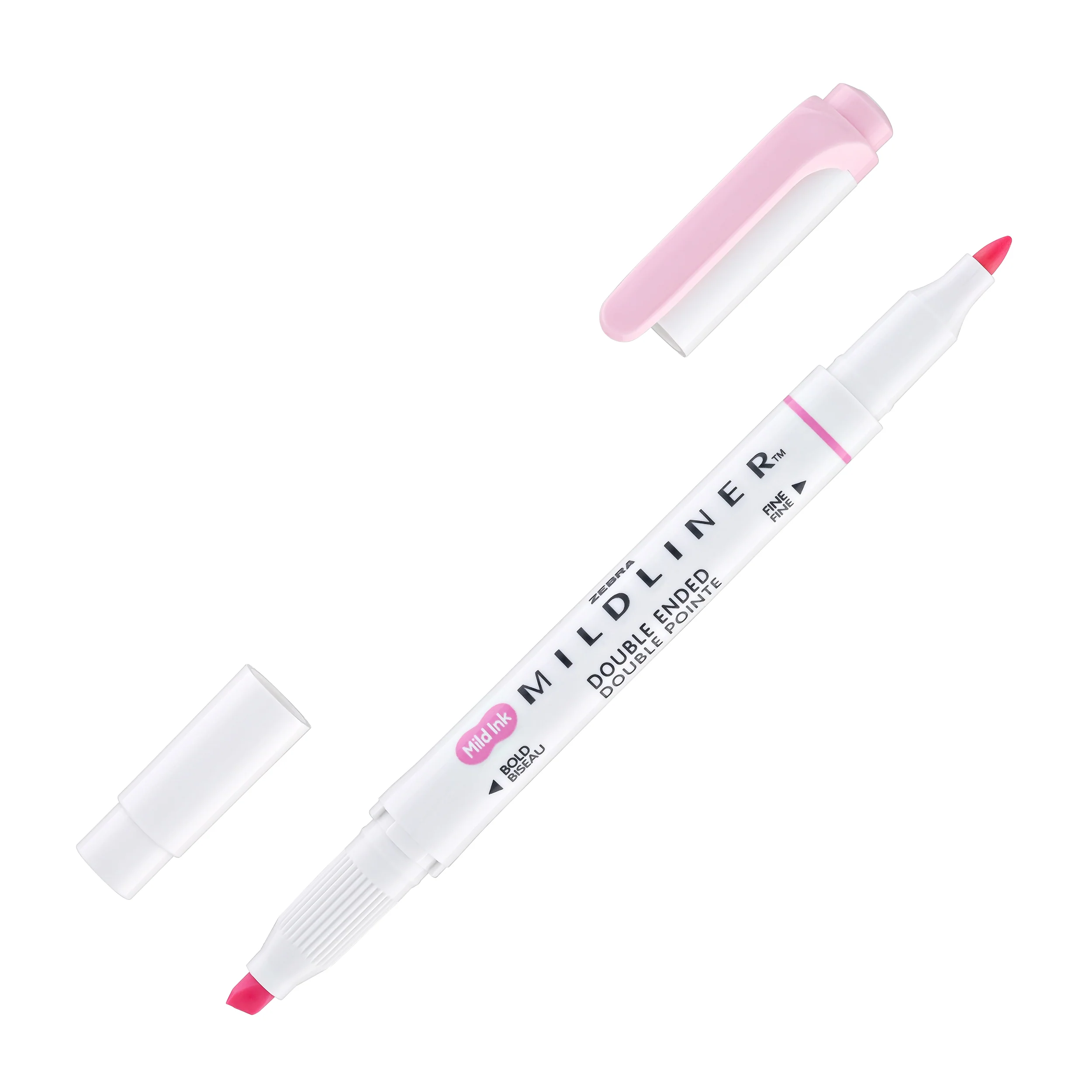 1333-zebra-mildliner-dual-tip-highlighter-in-baby-pink-2.webp Zebra Mildliner Dual-Tip Highlighter in Baby Pink