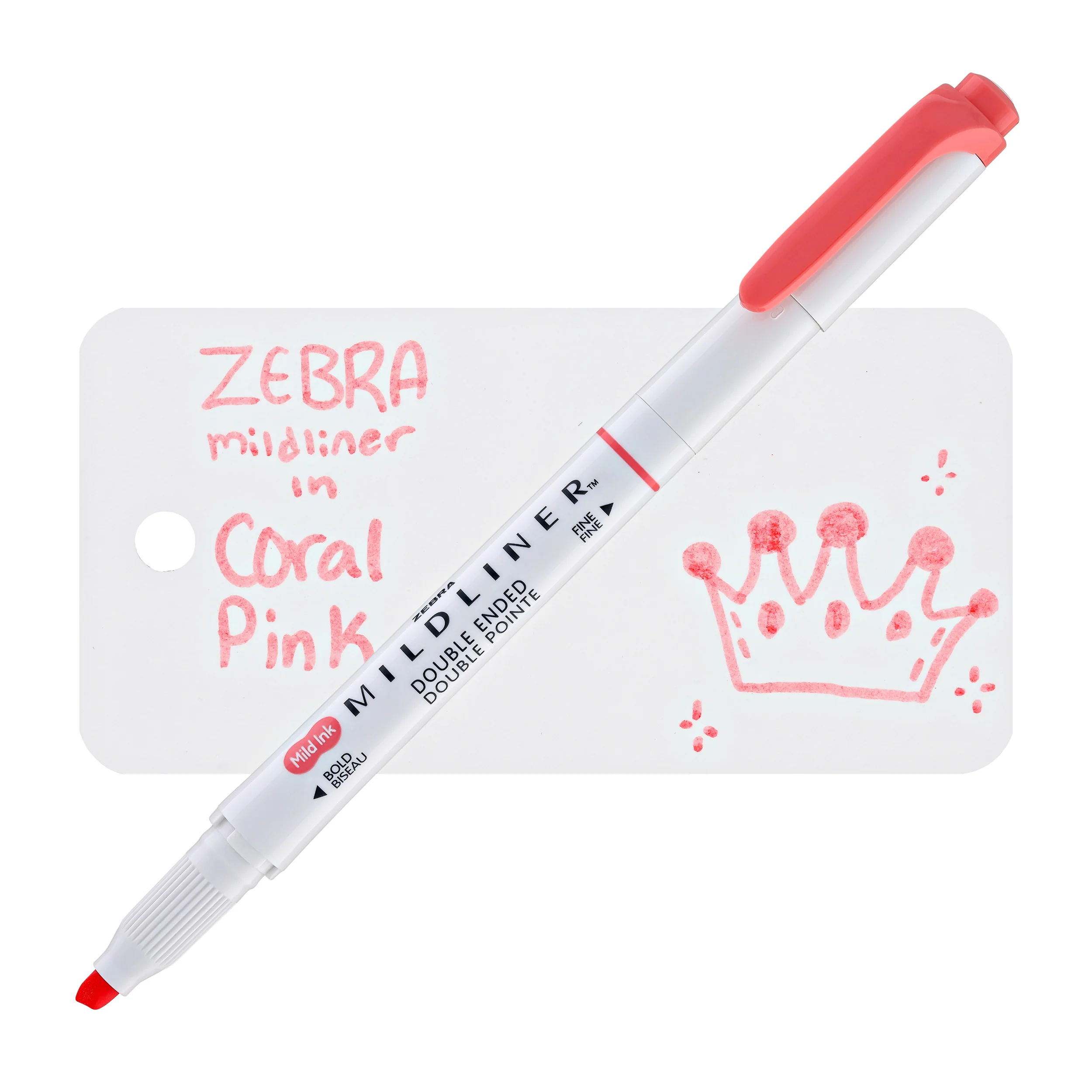 1335-zebra-mildliner-dual-tip-highlighter-in-coral-pink-1.webp Zebra Mildliner Dual-Tip Highlighter in Coral Pink