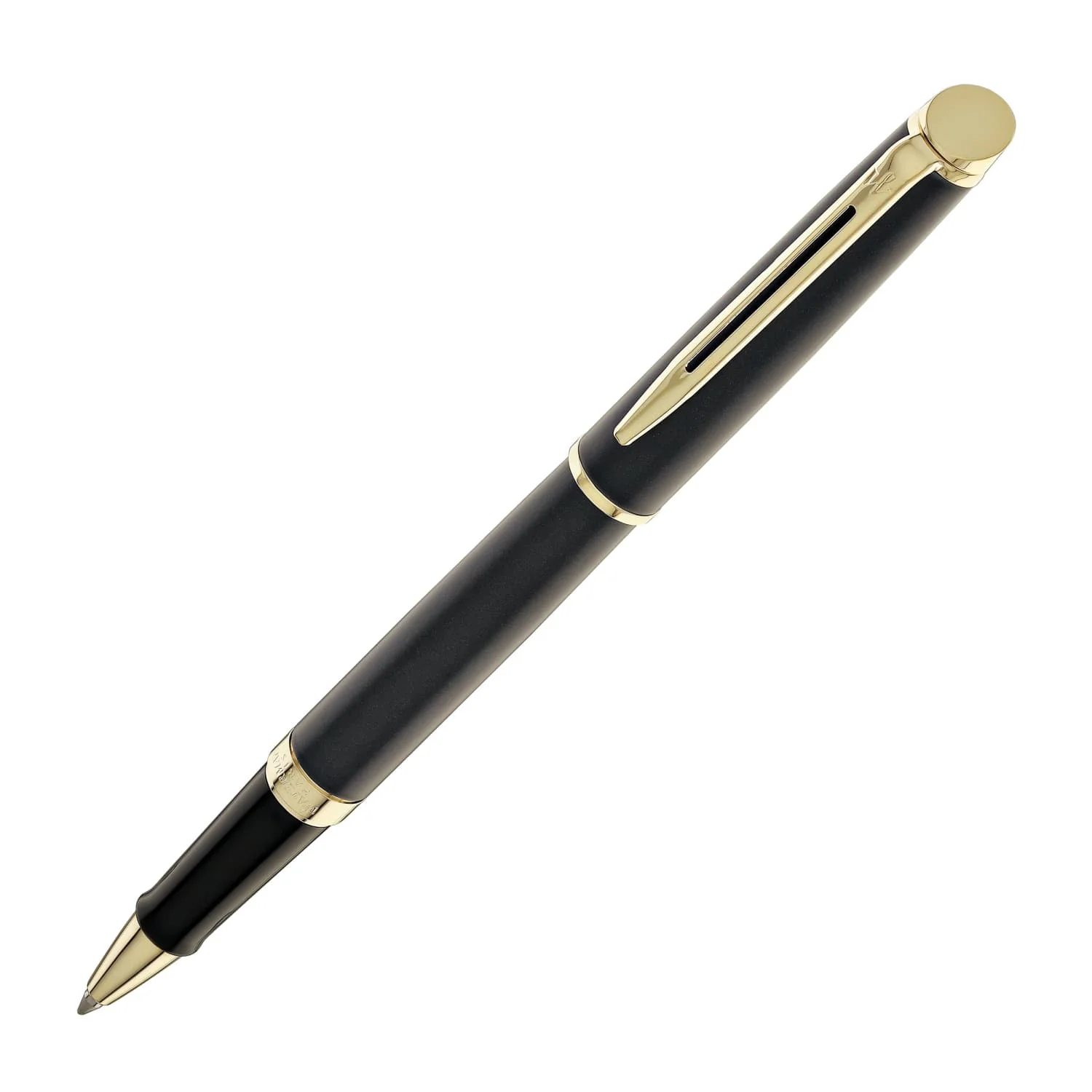 1355-waterman-hemisphere-rollerball-pen-in-lava-black-with-gold-trim-1.webp Waterman Hémisphère Rollerball Pen in Lava Black with Gold Trim