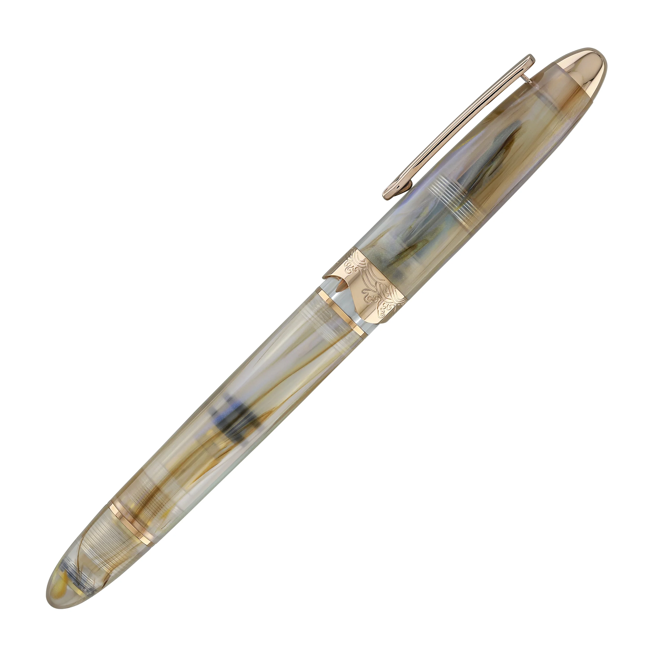 Nahvalur Horizon Fountain Pen in Pearl