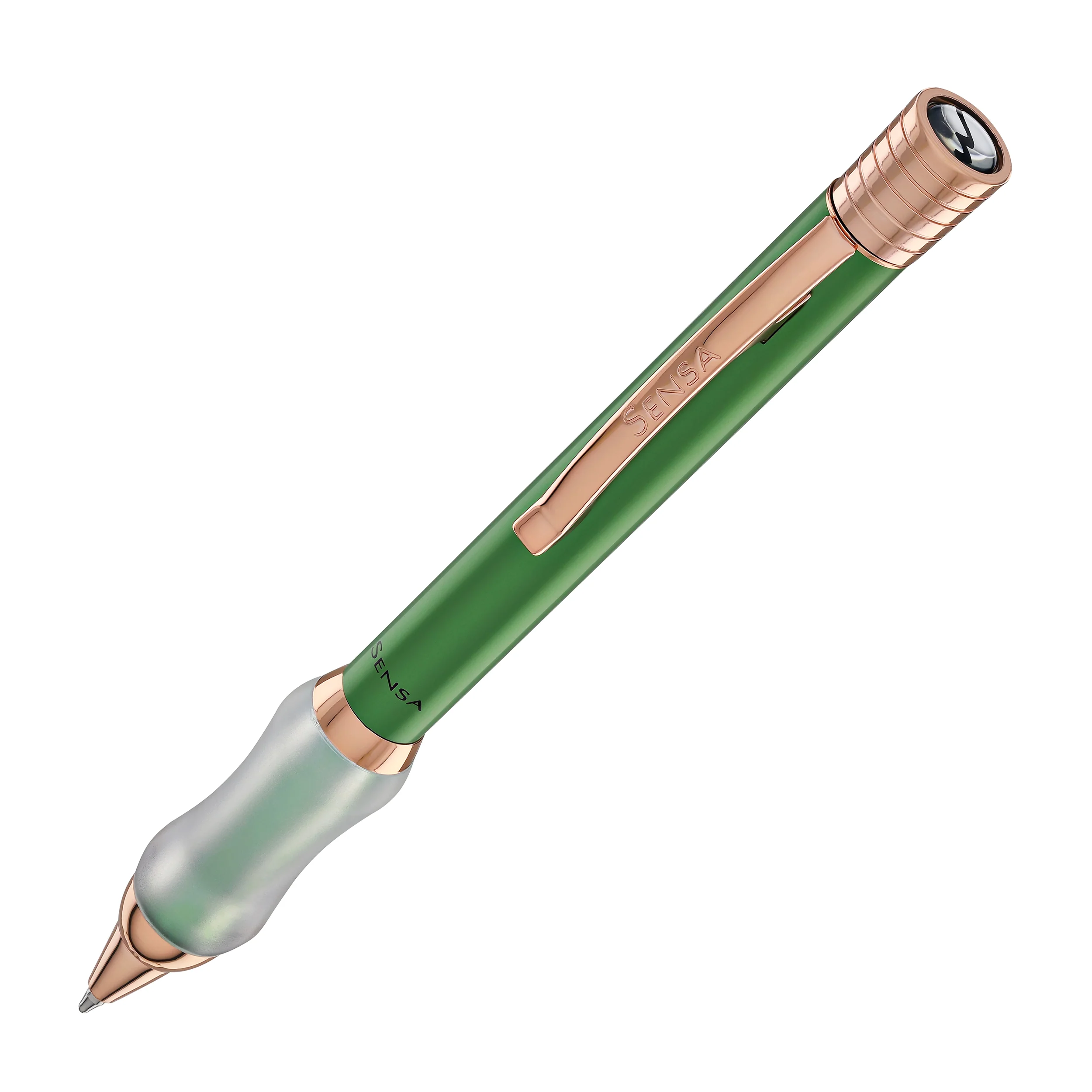 1377-sensa-30th-anniversary-ballpoint-pen-in-shamrock-green-1.webp Sensa 30th Anniversary Ballpoint Pen in Shamrock Green