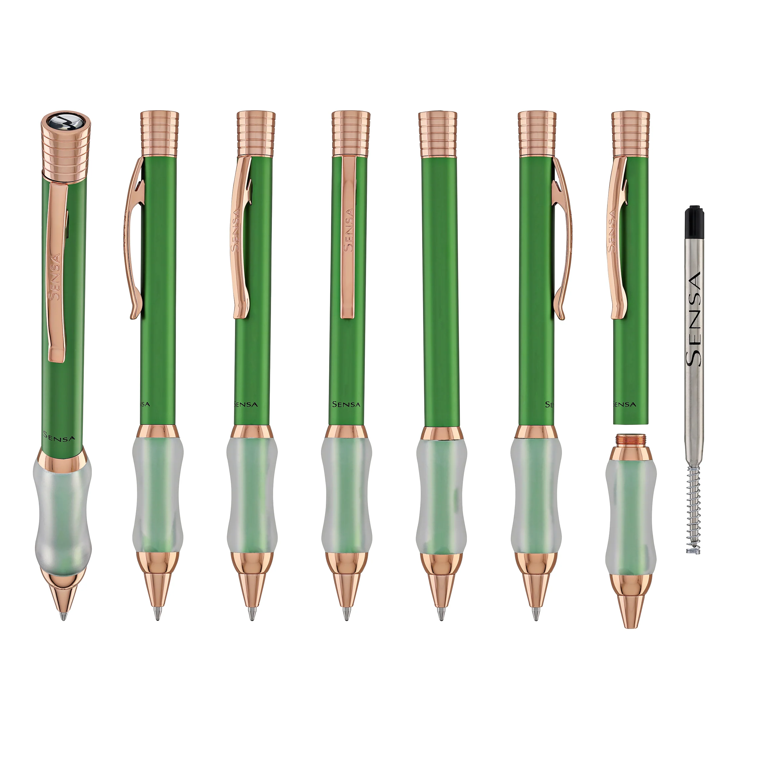 1377-sensa-30th-anniversary-ballpoint-pen-in-shamrock-green-7.webp Sensa 30th Anniversary Ballpoint Pen in Shamrock Green