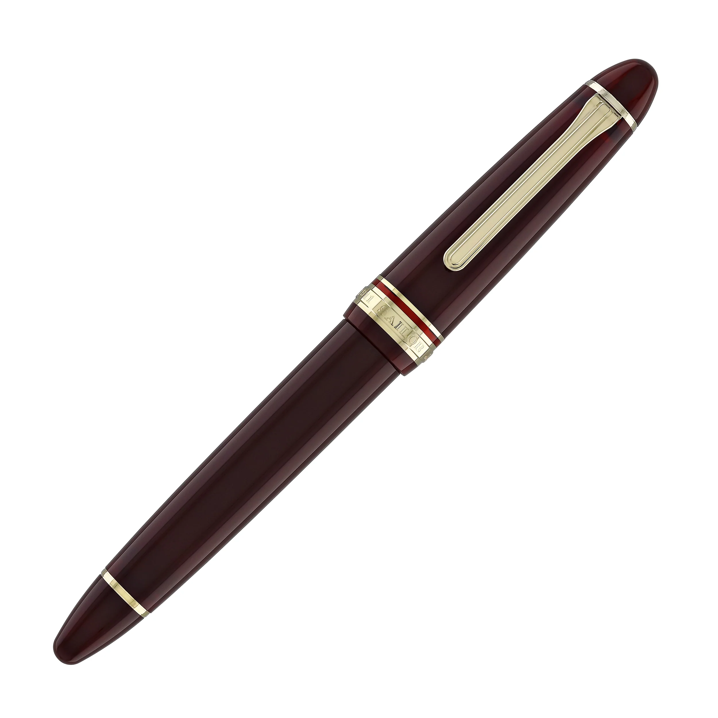 Sailor 1911 Casual L Stable Fountain Pen in Muted Red, Gold Trim