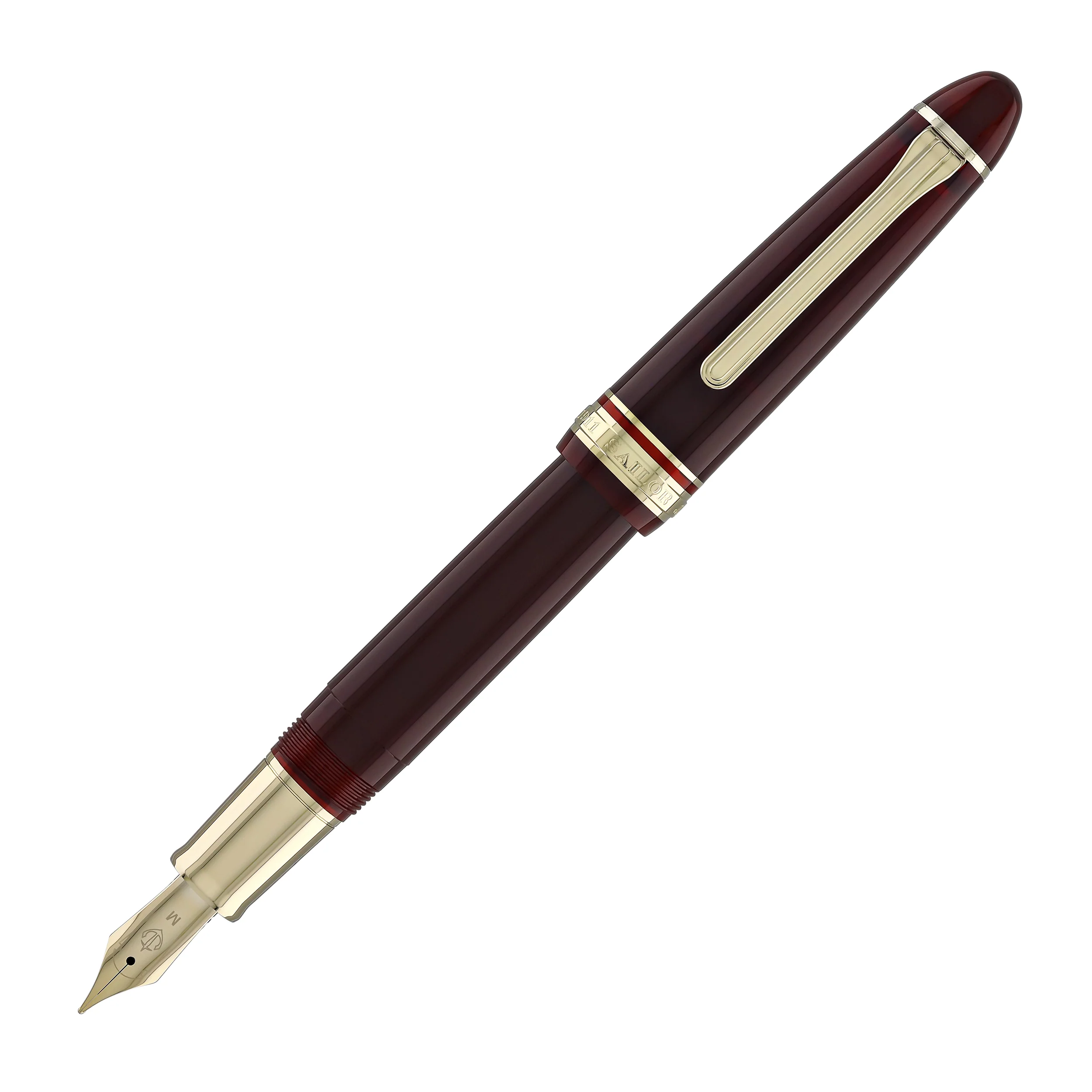 Sailor 1911 Casual L Stable Fountain Pen in Muted Red, Gold Trim