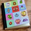 Itoya Oasis Notebook in LINE FRIENDS Minini 'Adventure Grid' - A6
