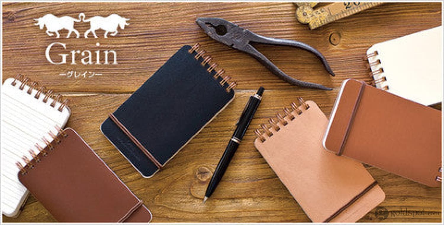 1441-midori-grain-memo-pad-in-black-5.jpg Midori Grain Memo Pad in Black