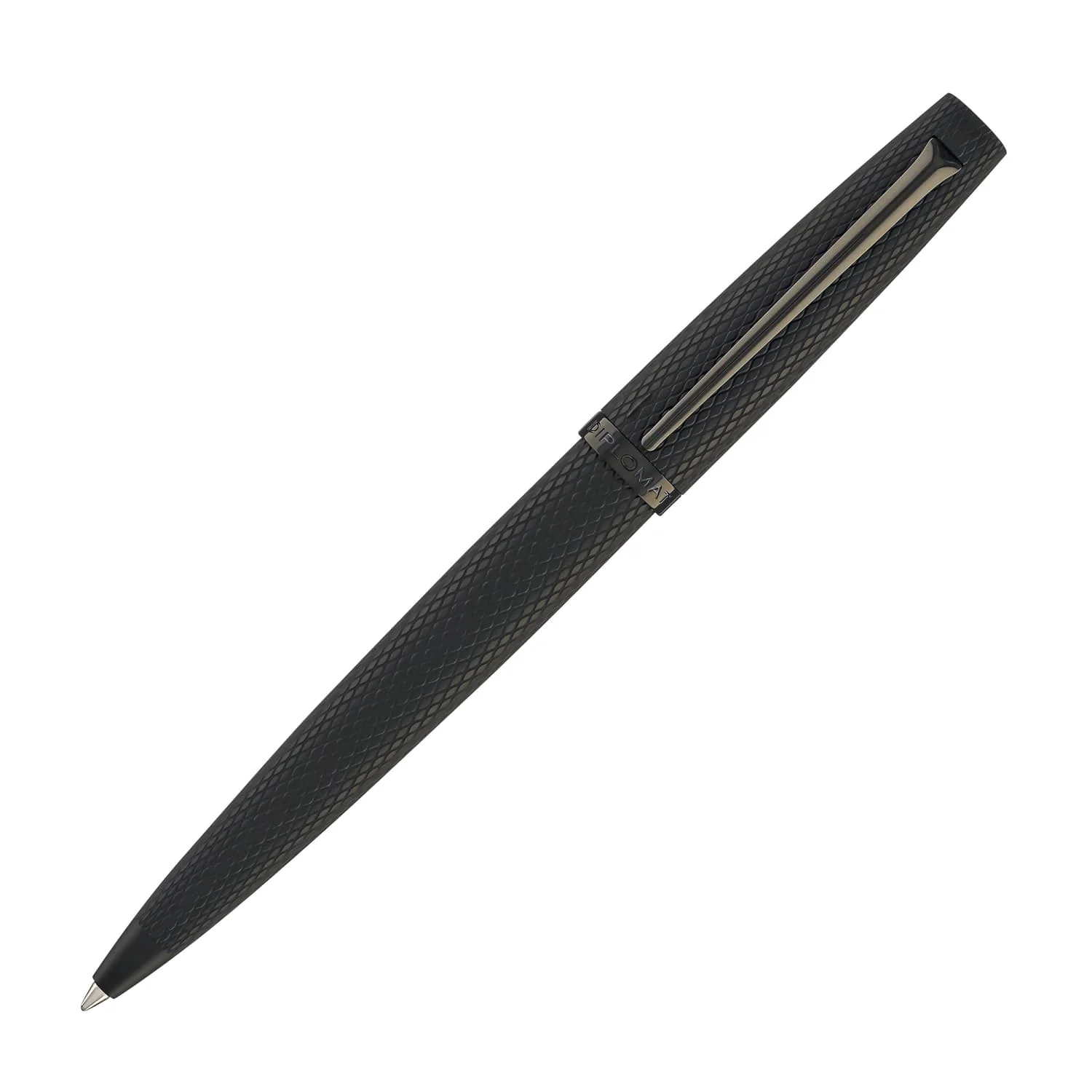 1446-diplomat-viper-ballpoint-pen-in-black-guilloche-1.webp Diplomat Viper Ballpoint Pen in Black Guilloche