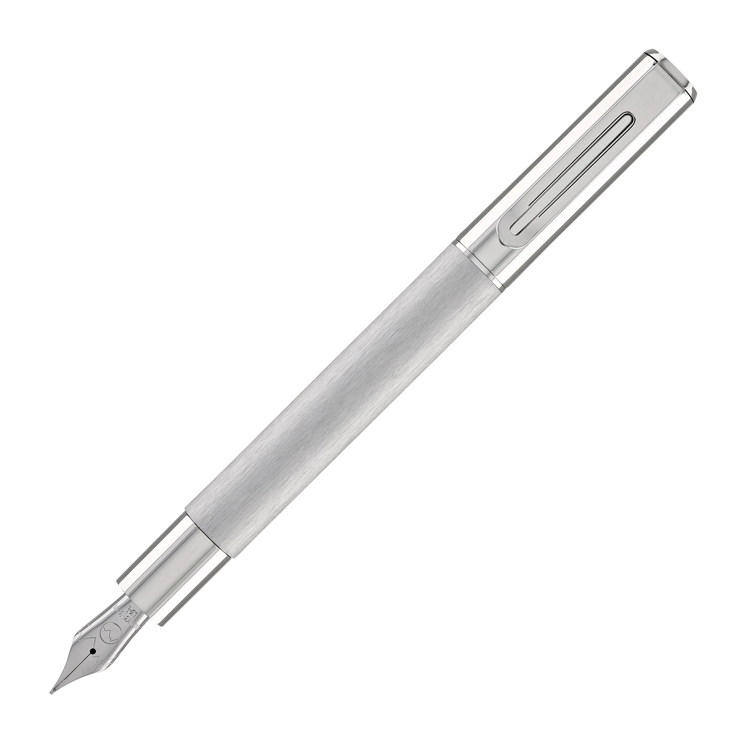 Monteverde USA Ritma Fountain Pen in Brushed Stainless Steel