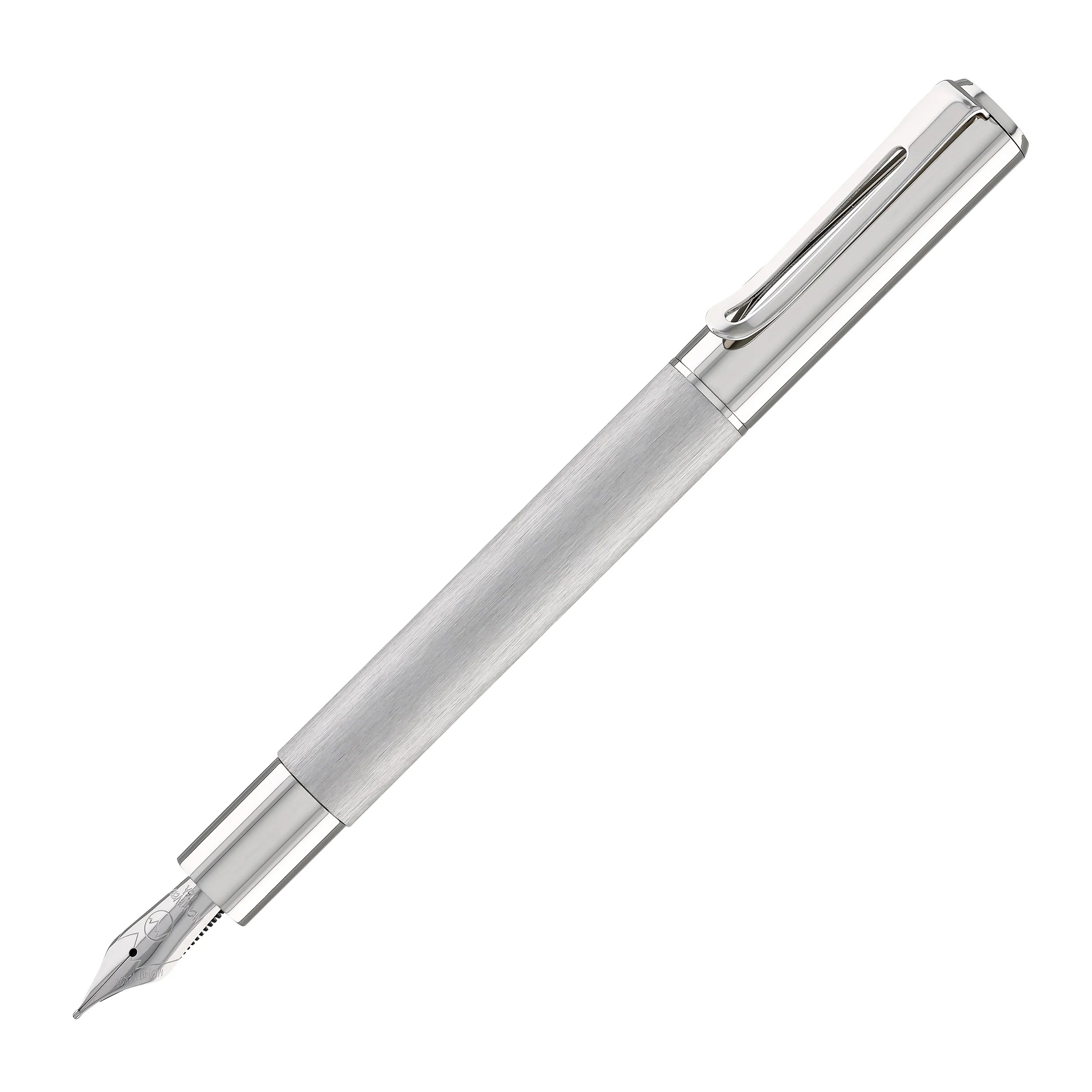 Monteverde USA Ritma Fountain Pen in Brushed Stainless Steel