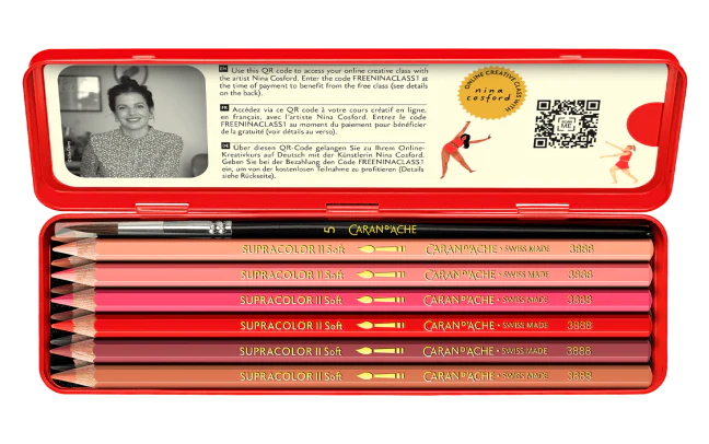Caran d'Ache Nina Cosford Creative Set - 13 Piece Set