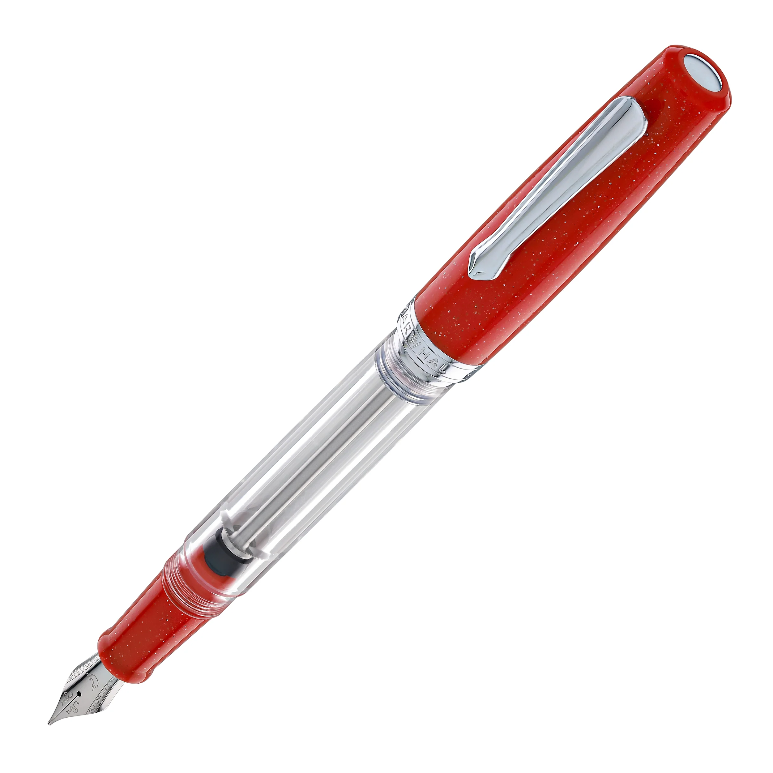 1498-nahvalur-original-plus-fountain-pen-in-soft-coral-1.webp Nahvalur Original Plus Fountain Pen in Soft Coral