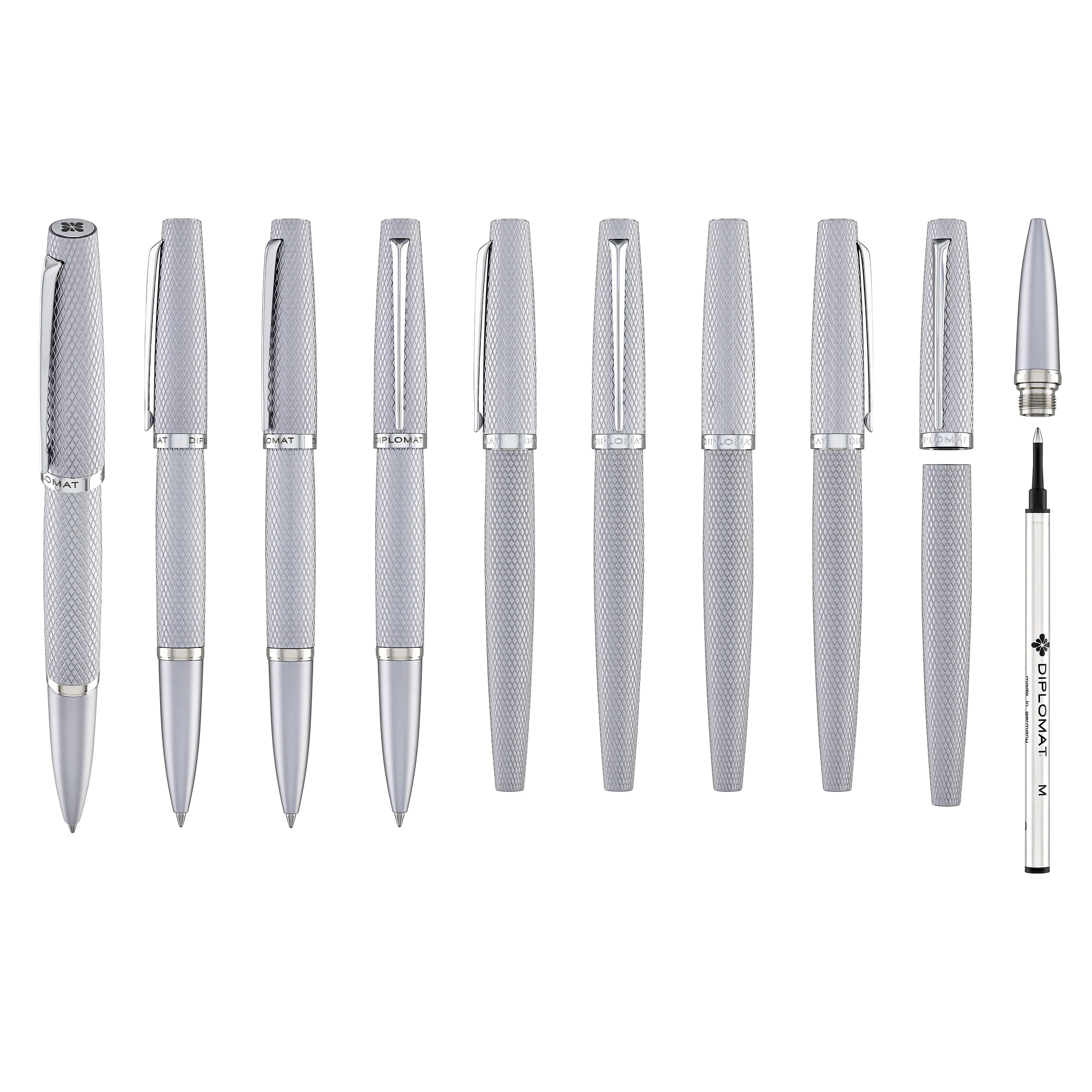 1506-diplomat-viper-rollerball-pen-in-silver-guilloche-9.webp Diplomat Viper Rollerball Pen in Silver Guilloche