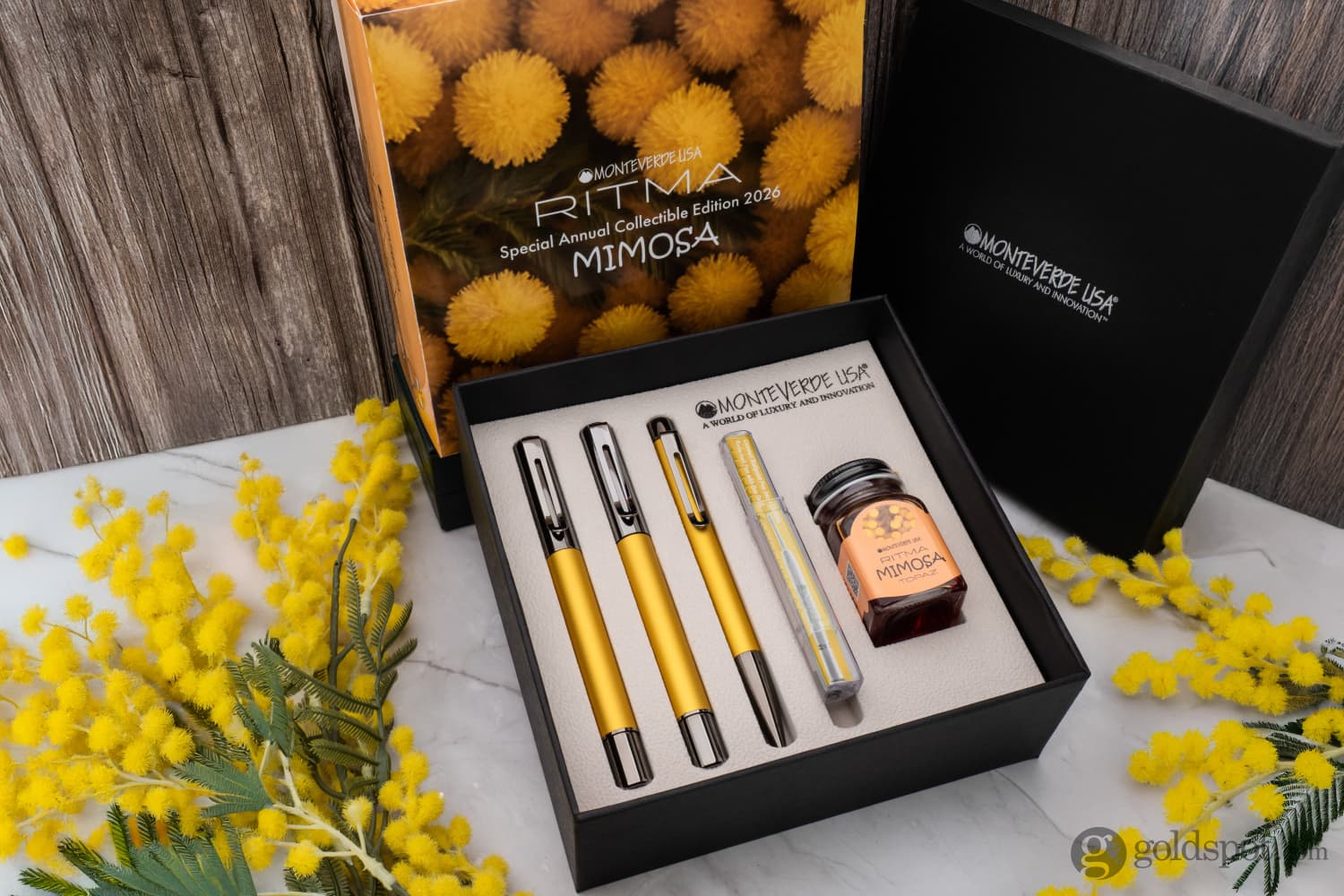 Monteverde USA Ritma 2026 Special Edition 3+2 Piece Set in Mimosa