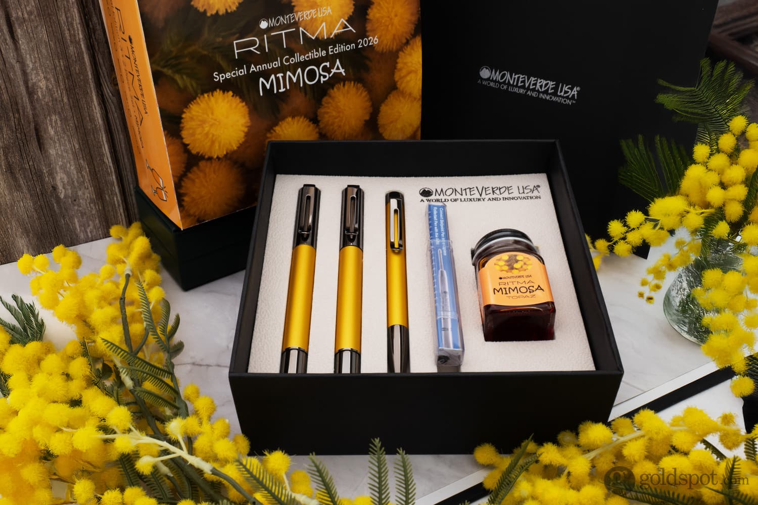 Monteverde USA Ritma 2026 Special Edition 3+2 Piece Set in Mimosa