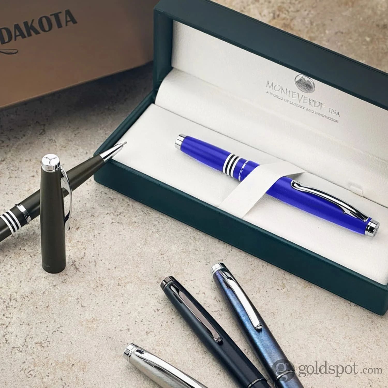 Monteverde Dakota Gel Pen in Airforce Matte Blue