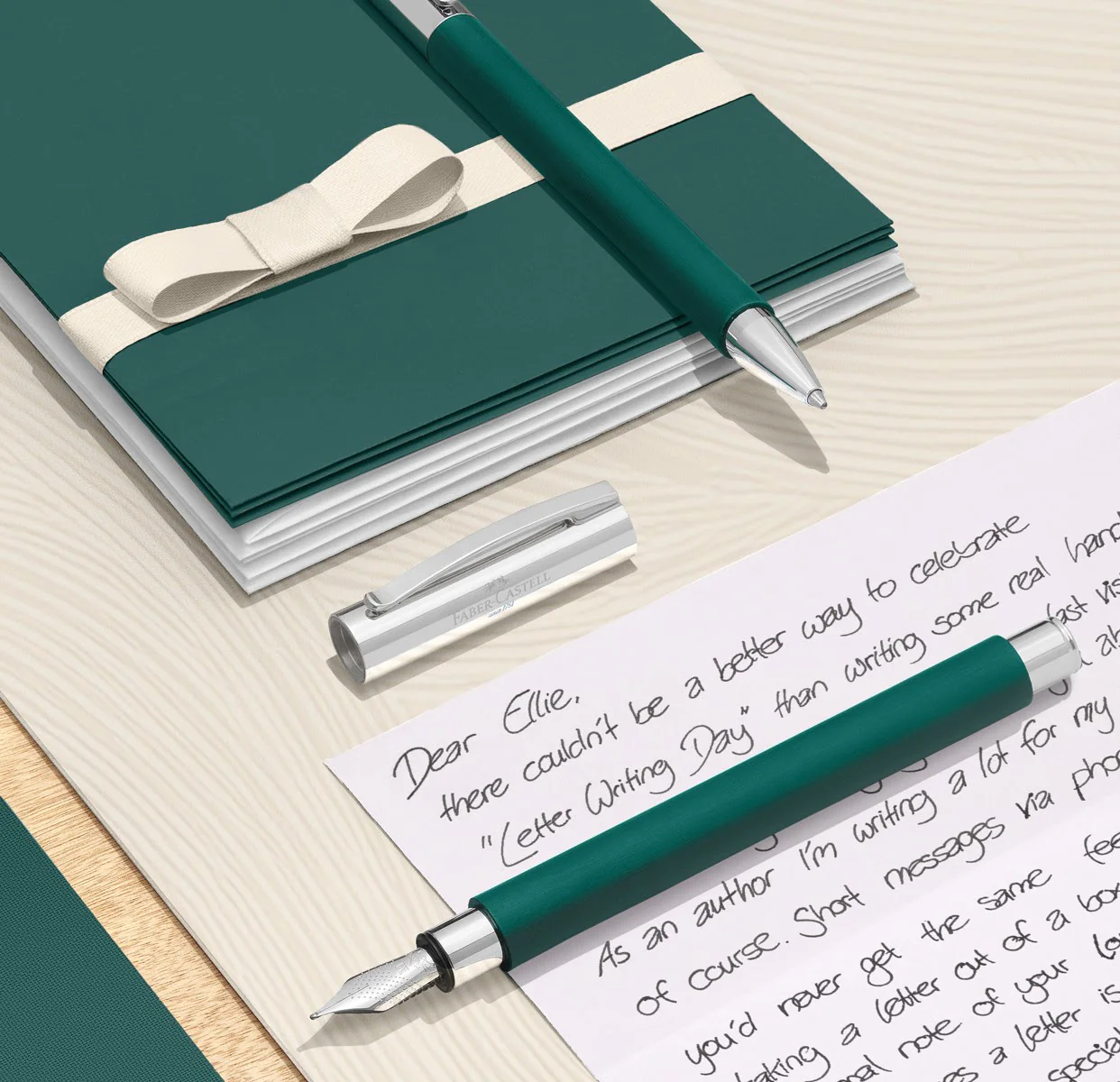 Faber-Castell Ambition Ballpoint Pen in Soft Teal